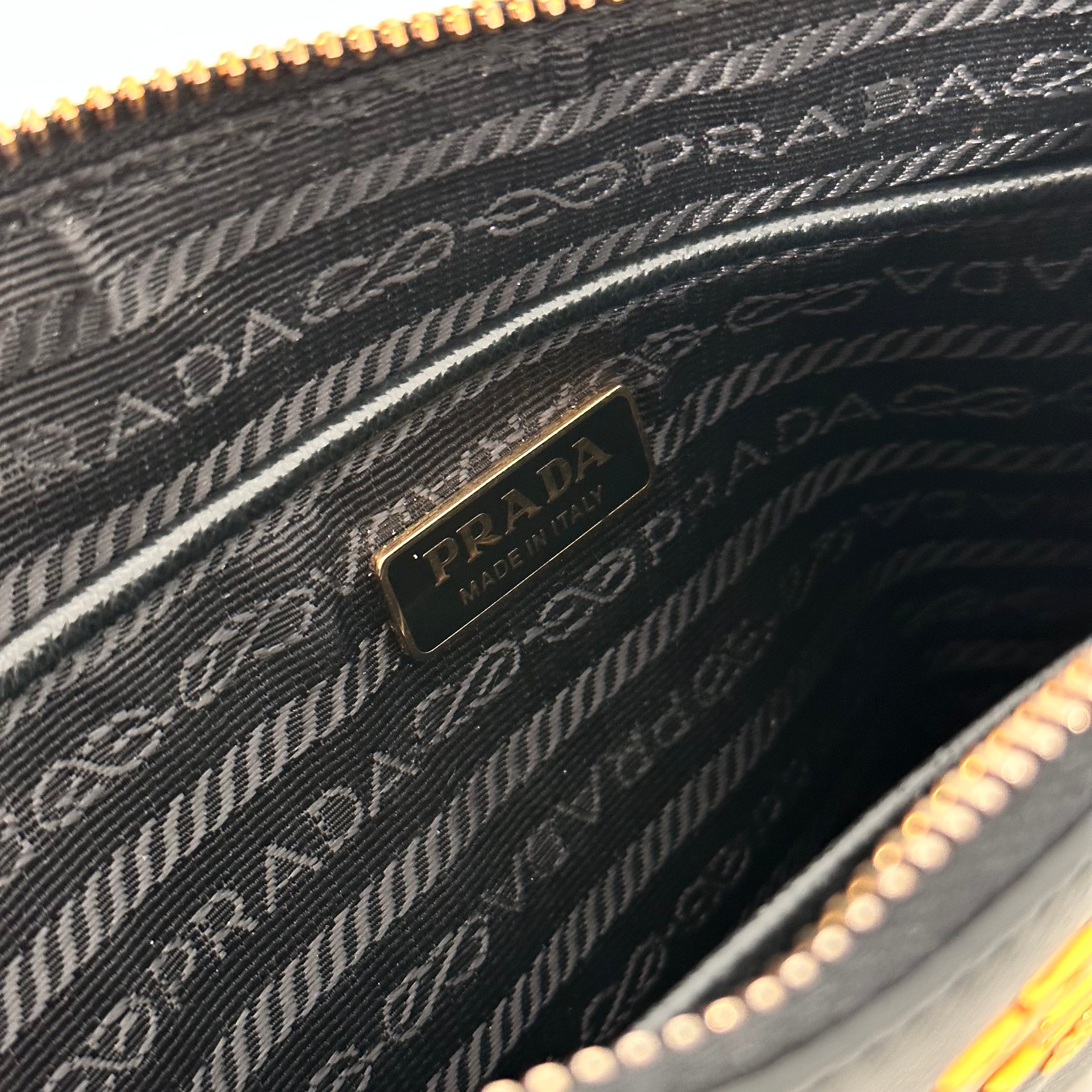 Black Saffiano Shoulder Bag