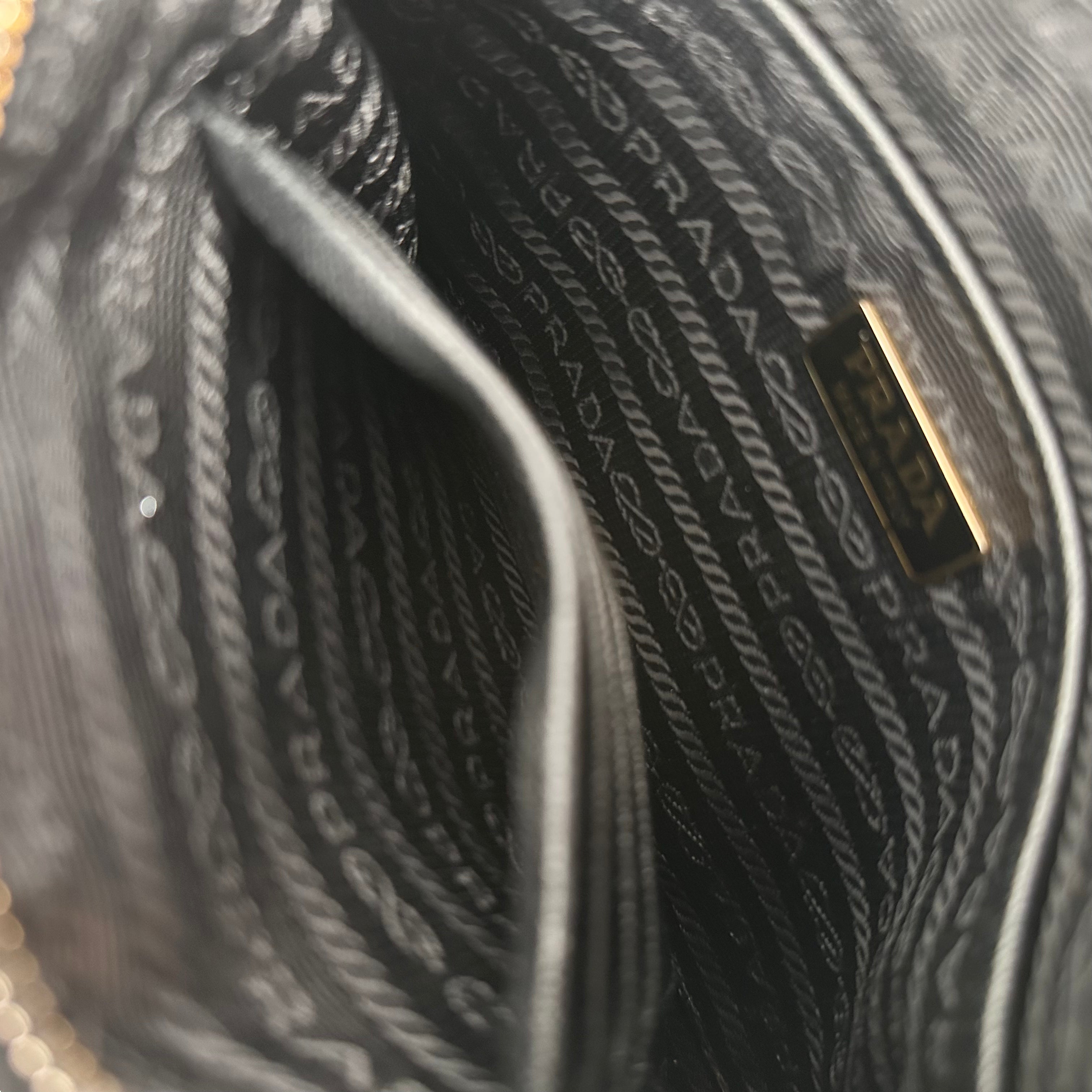 Black Saffiano Shoulder Bag