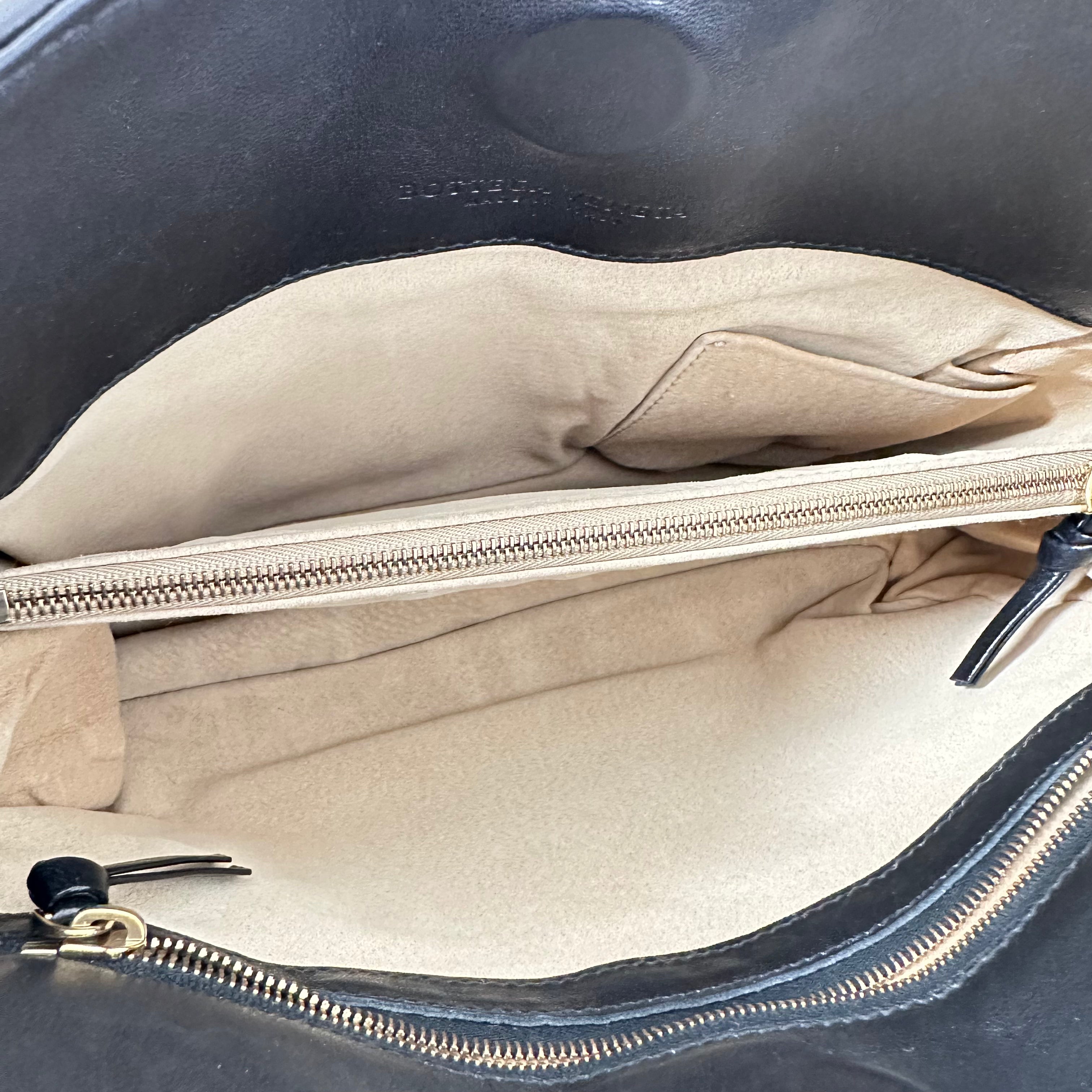 Intrecciato Leather Shoulder Bag