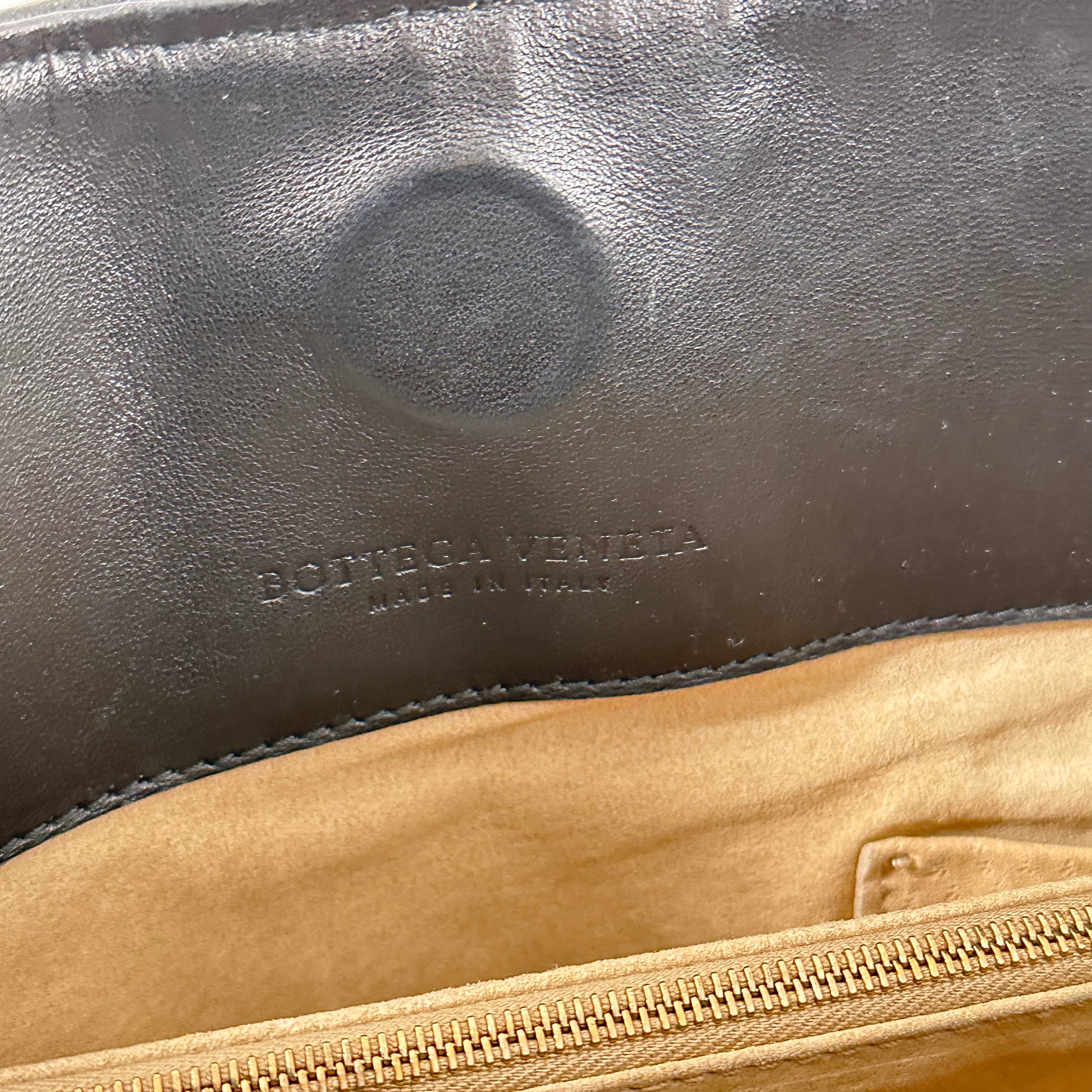 Intrecciato Leather Shoulder Bag