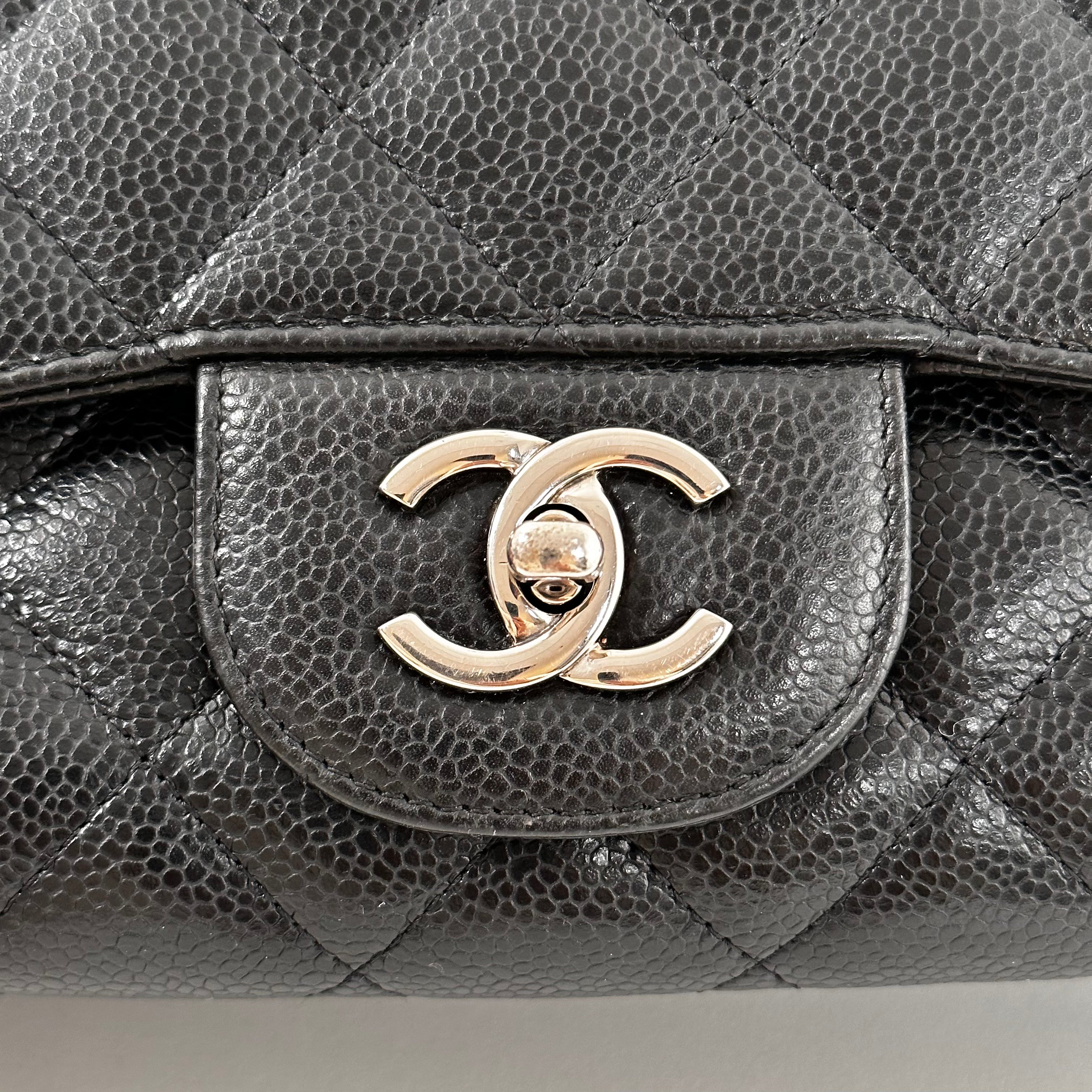Black Caviar Jumbo Single Flap