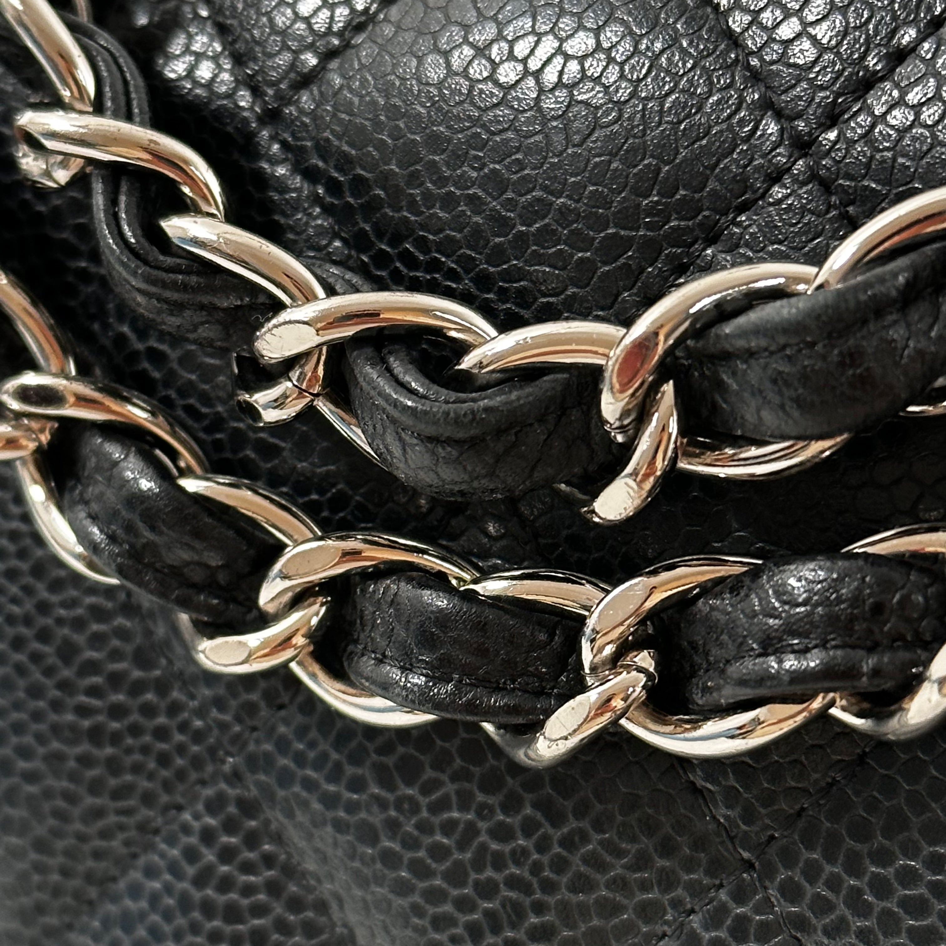 Black Caviar Jumbo Single Flap