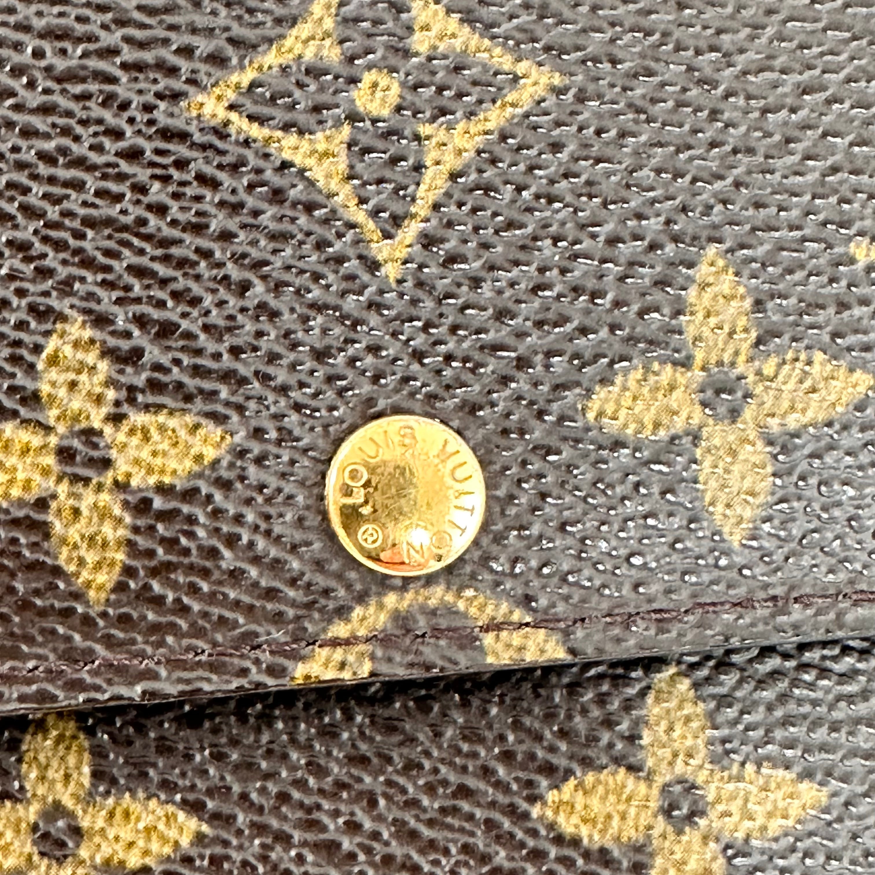 Monogram Money Wallet w/ Gold Chain