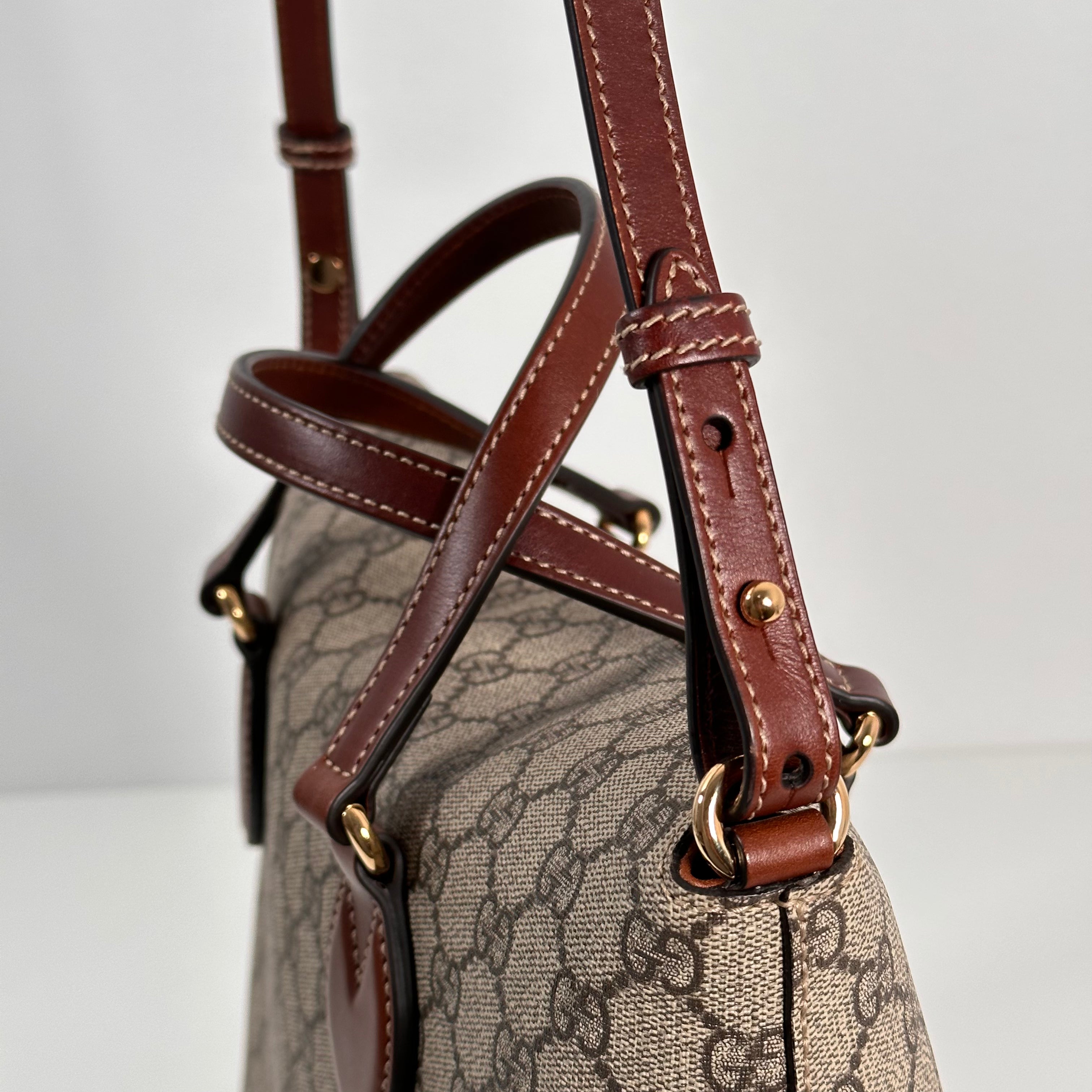 GG Supreme Linea A Foldover Tote