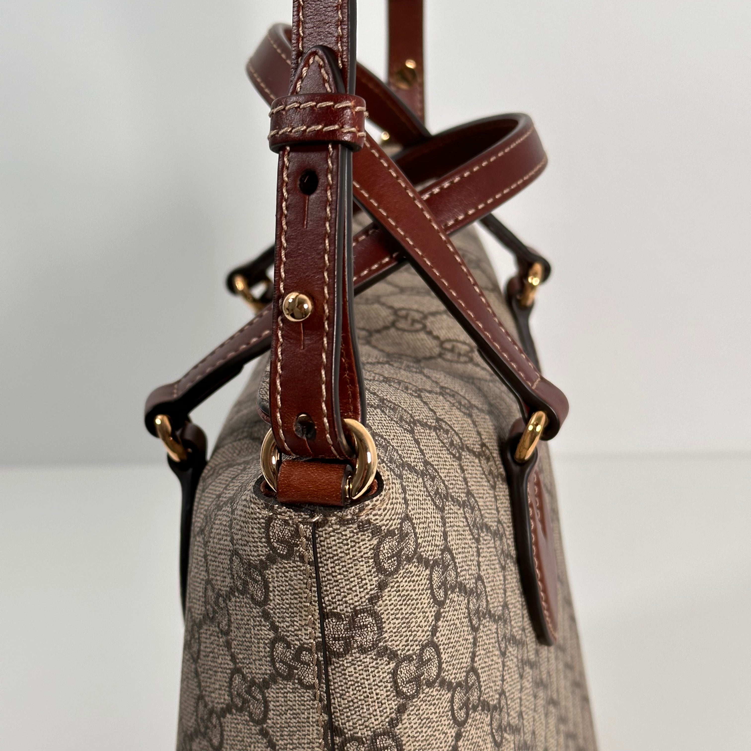 GG Supreme Linea A Foldover Tote