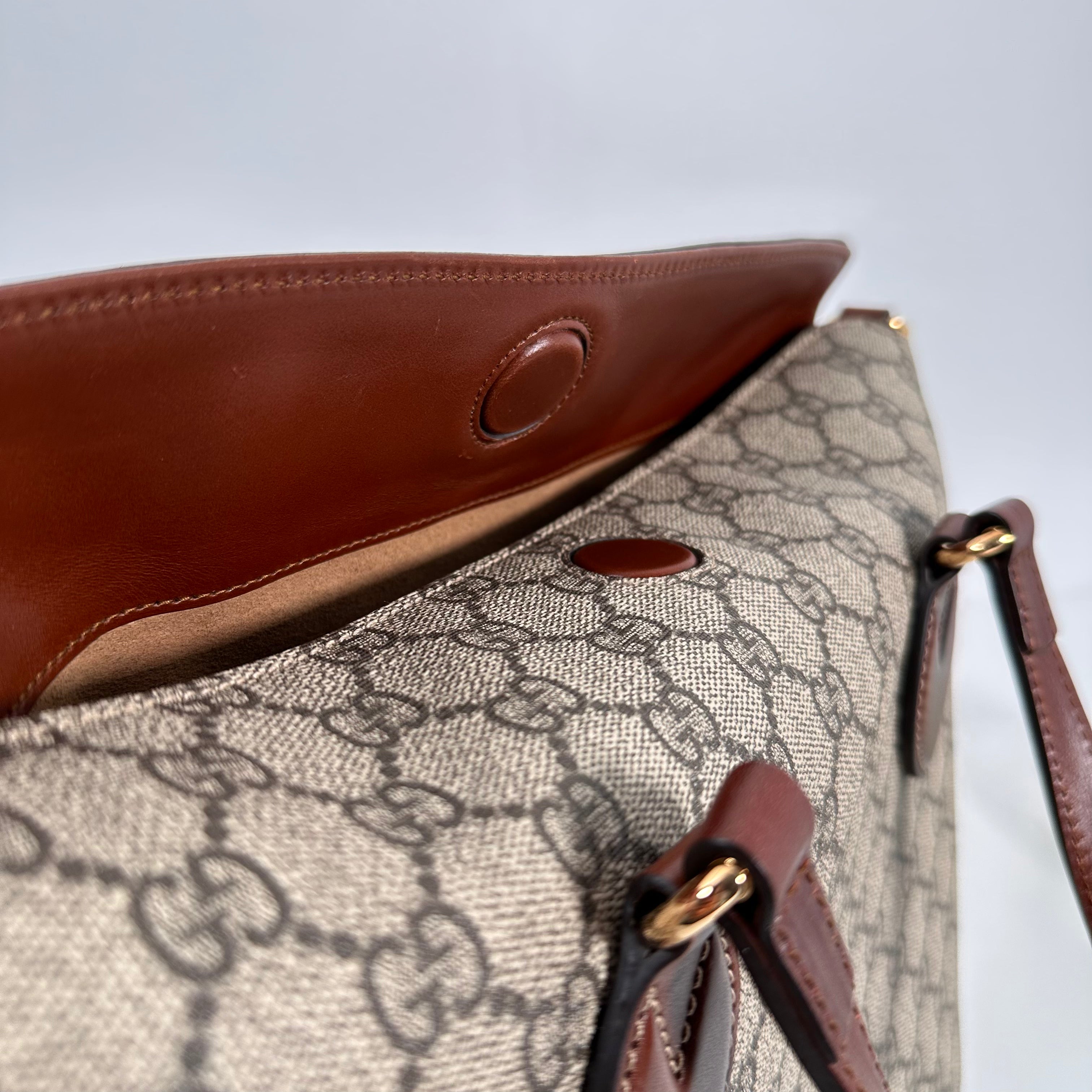 GG Supreme Linea A Foldover Tote