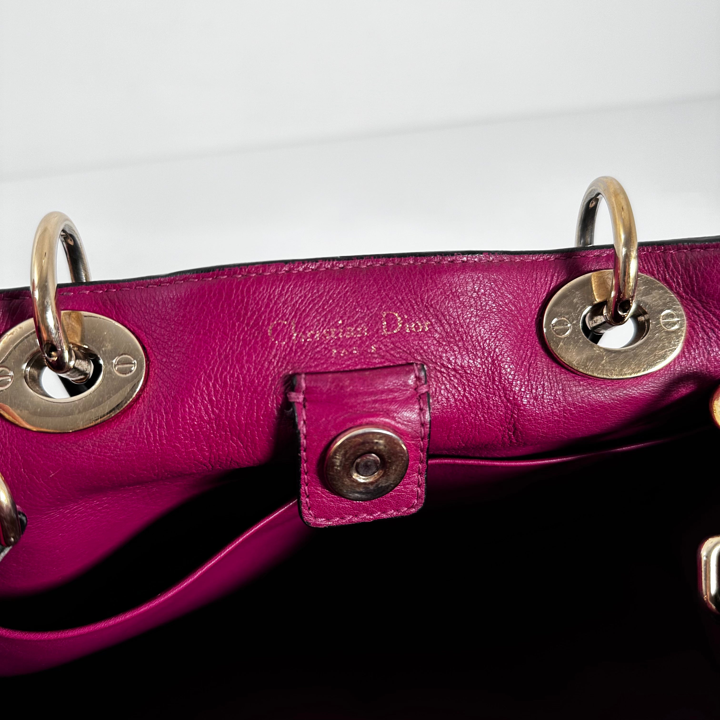 Large Diorissimo Rose Bag