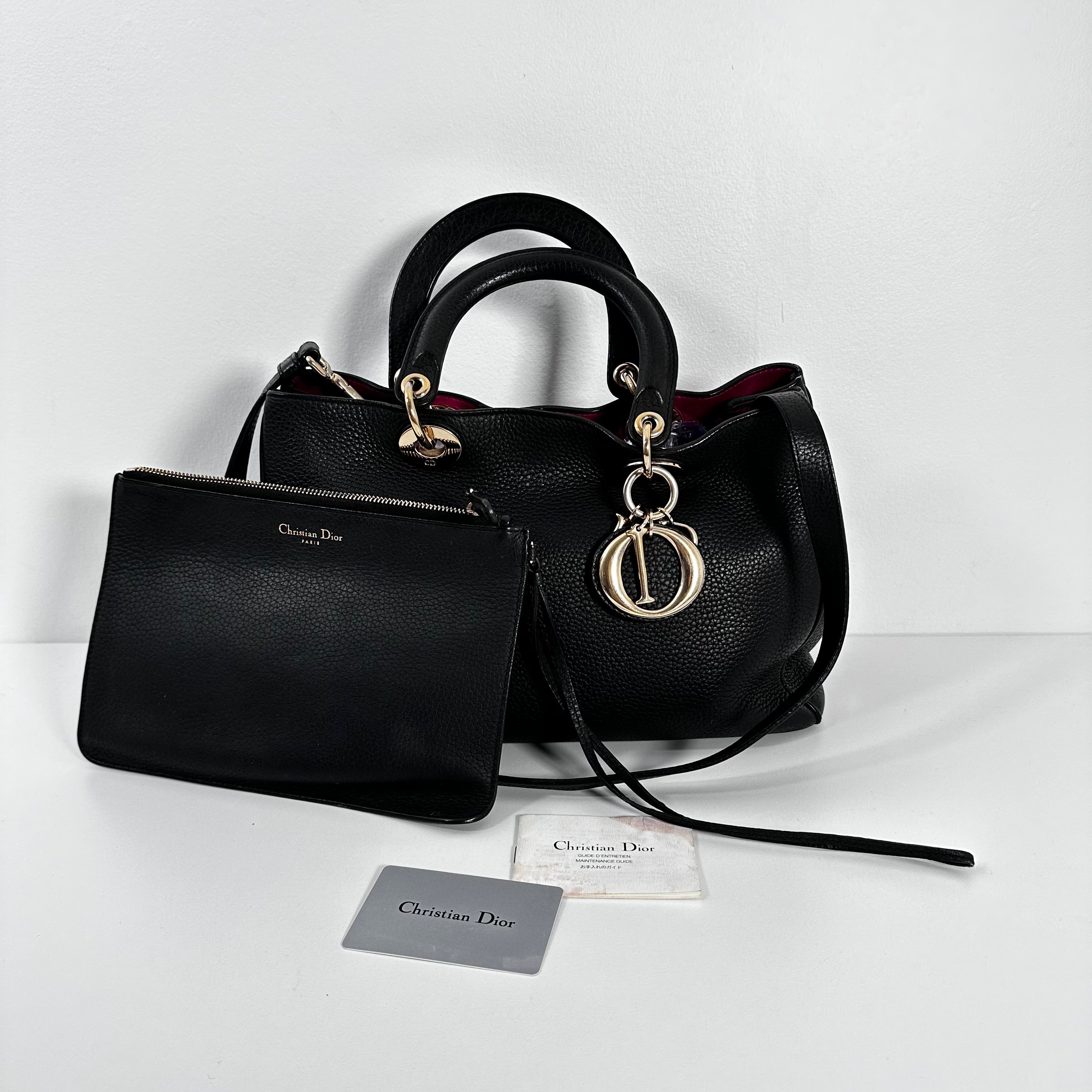 Large Diorissimo Rose Bag