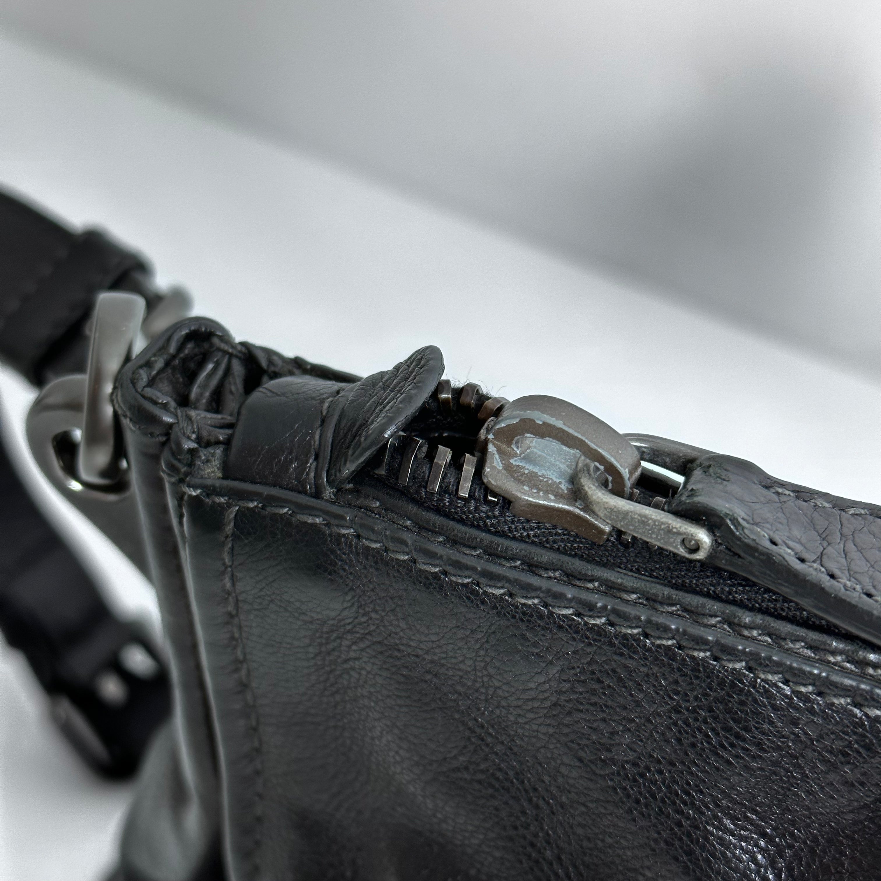 Black Glace Calfskin Handbag