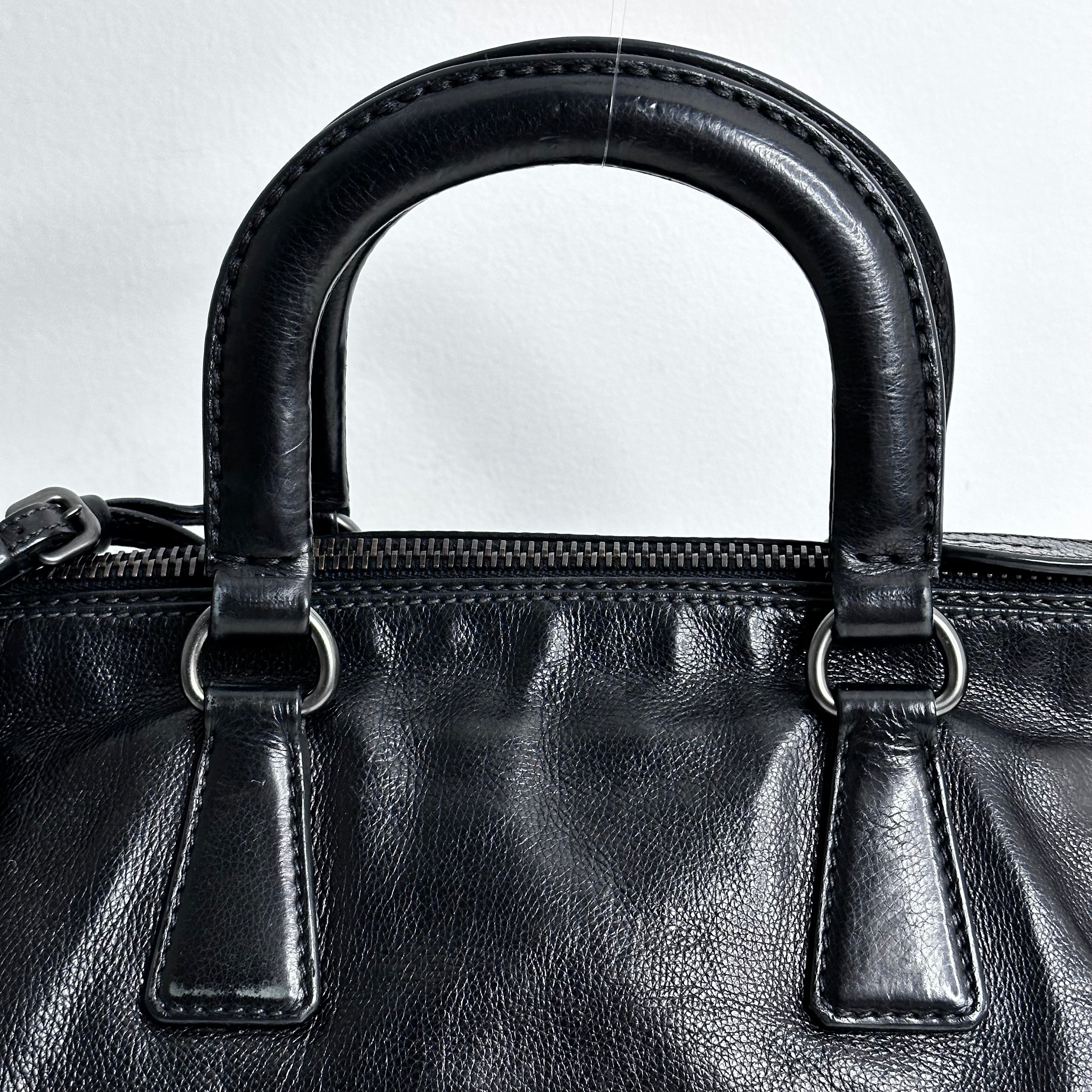 Black Glace Calfskin Handbag