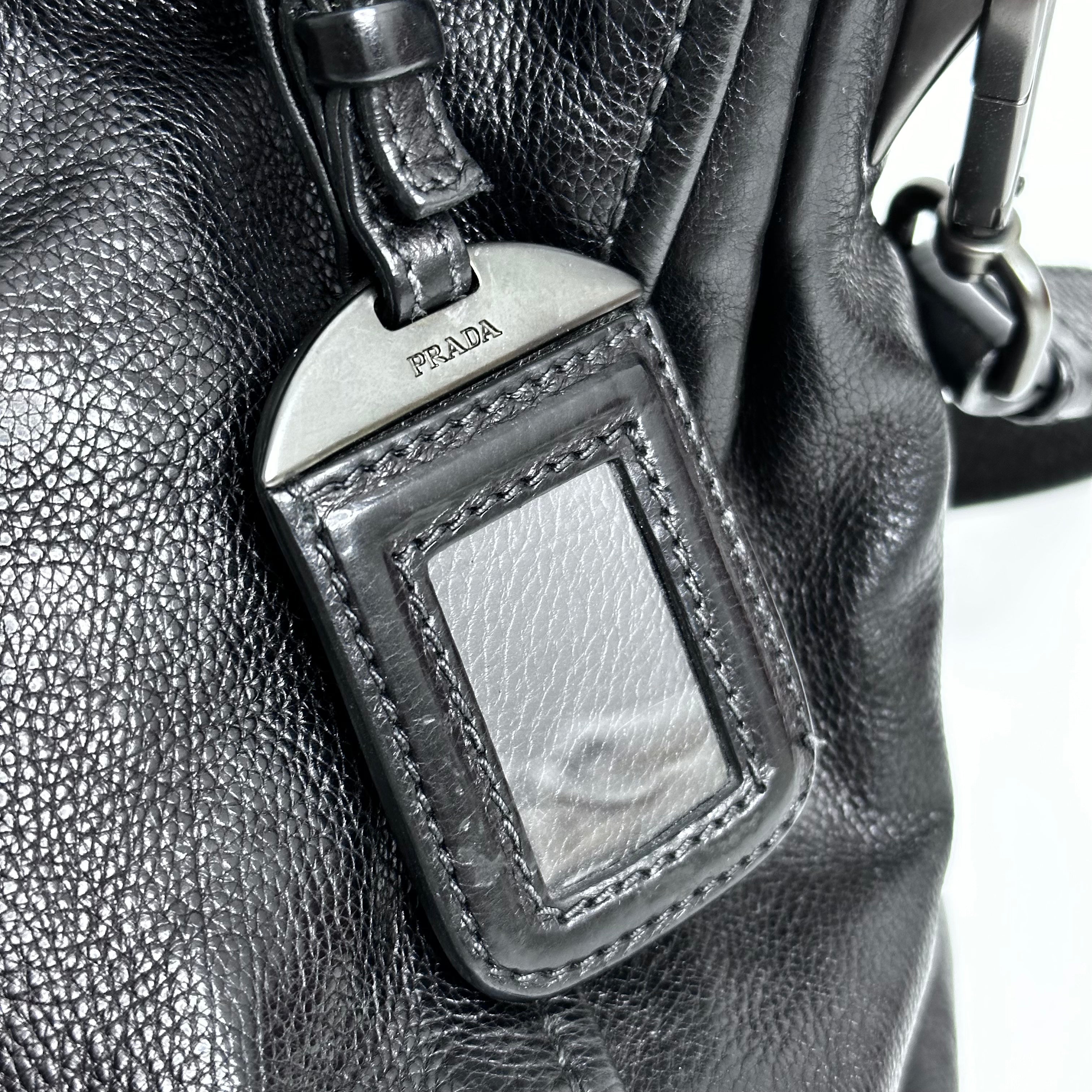 Black Glace Calfskin Handbag