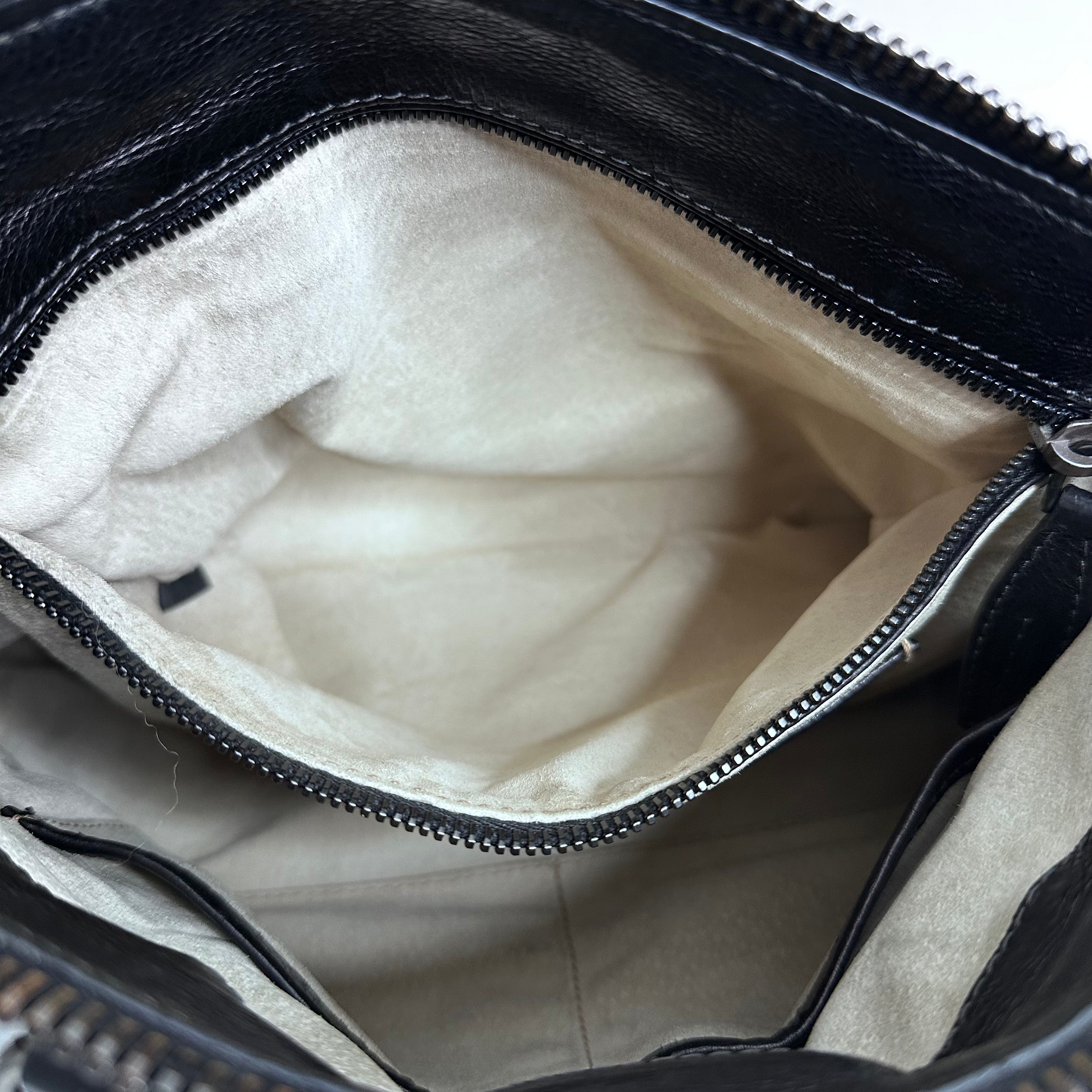 Black Glace Calfskin Handbag