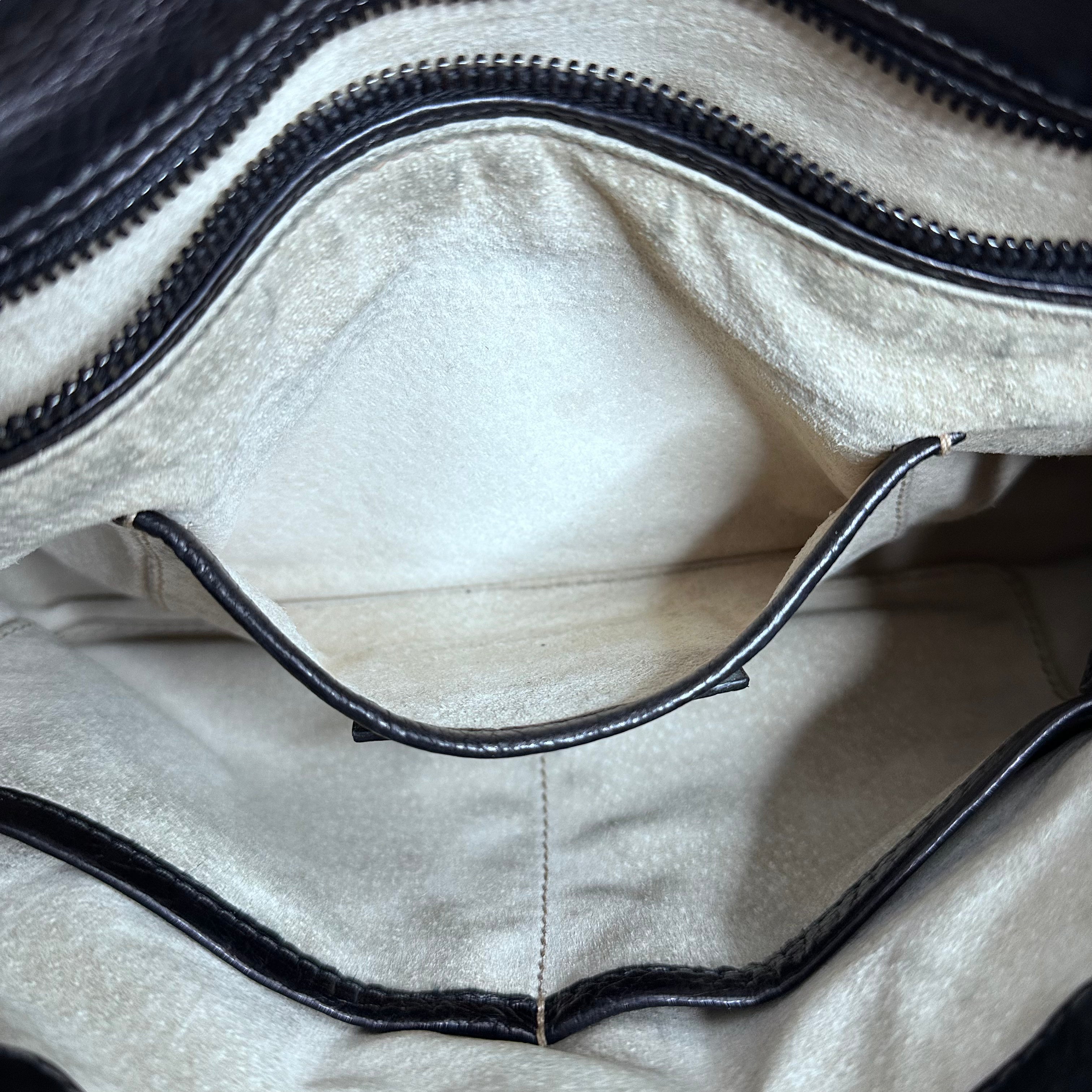 Black Glace Calfskin Handbag