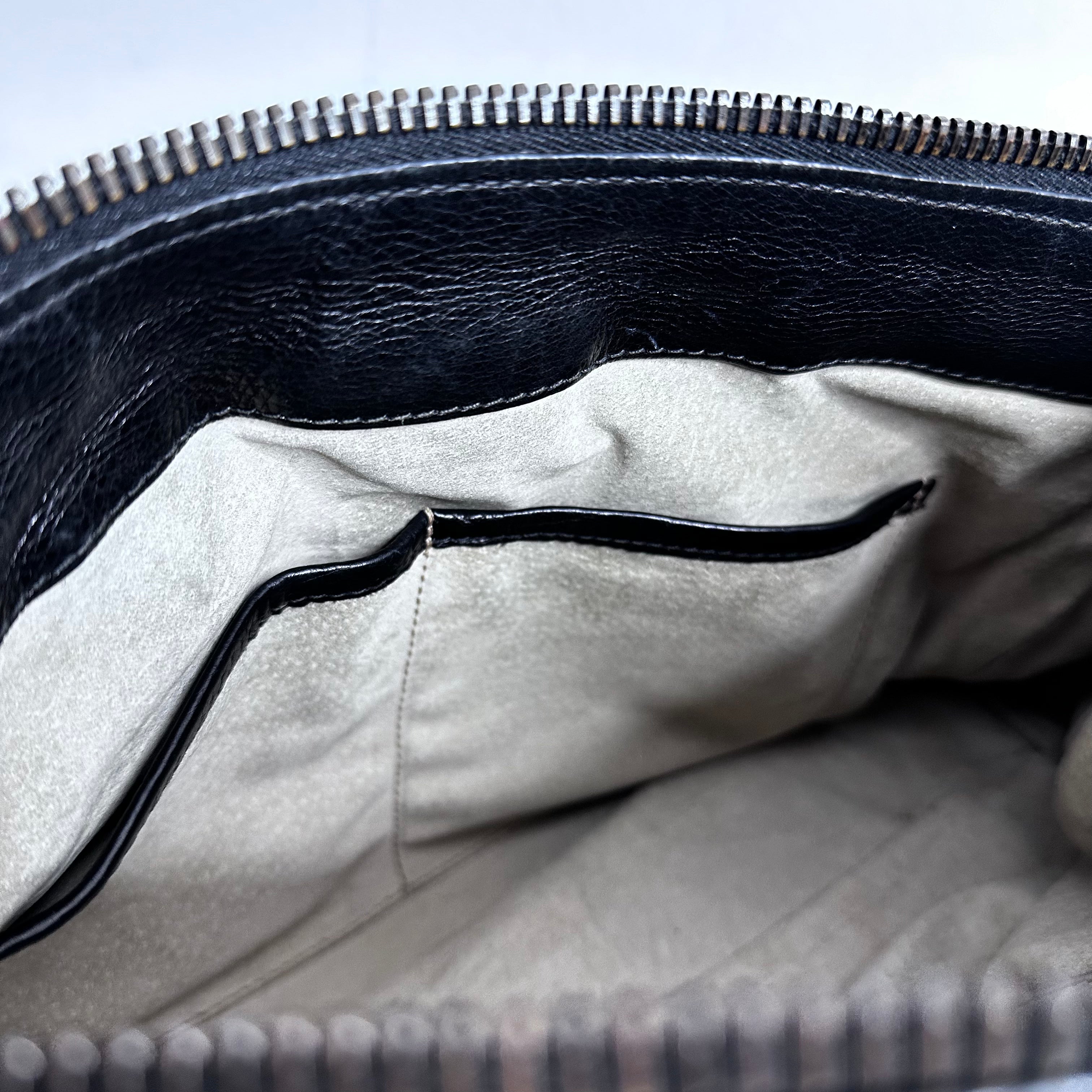 Black Glace Calfskin Handbag