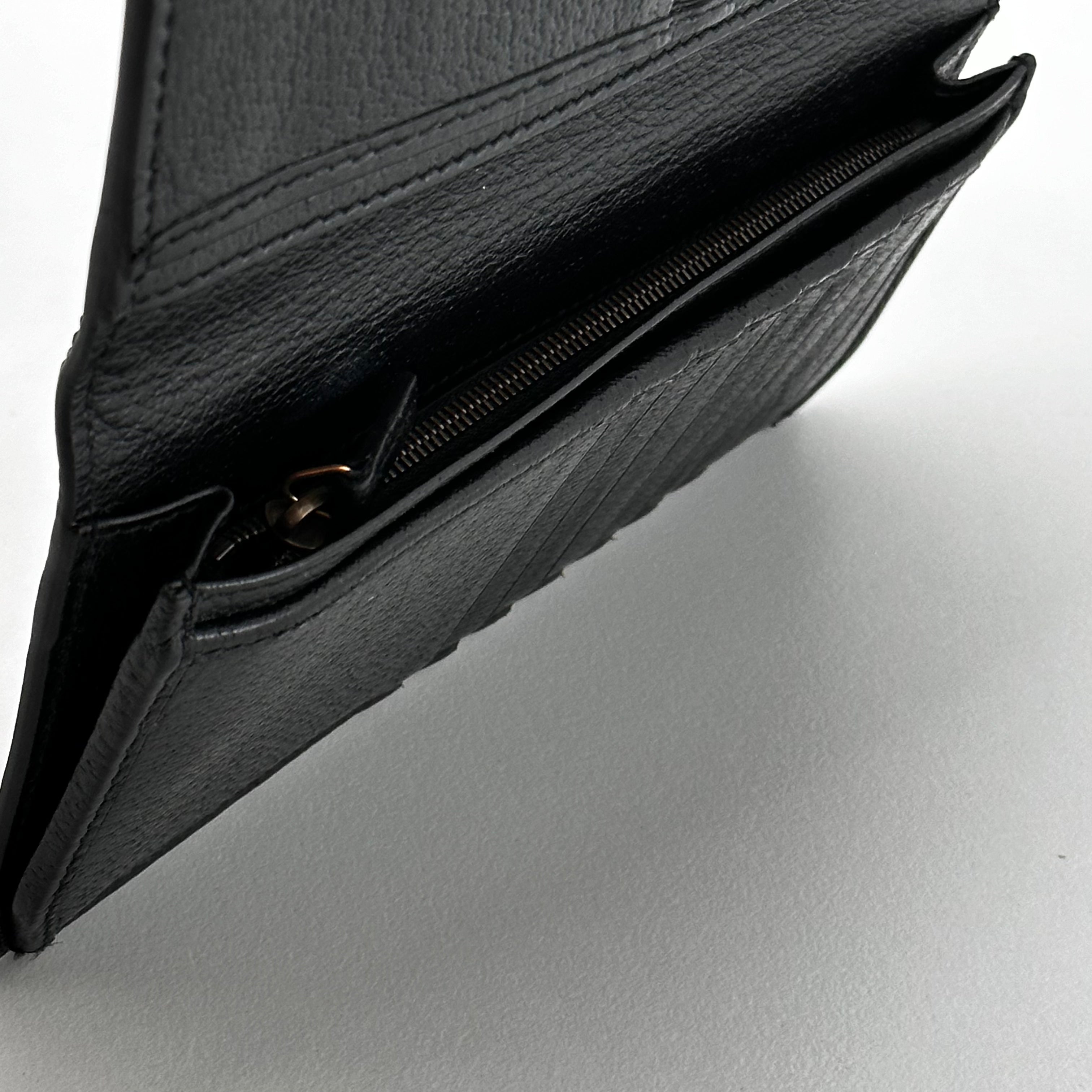 Black GG Long Wallet