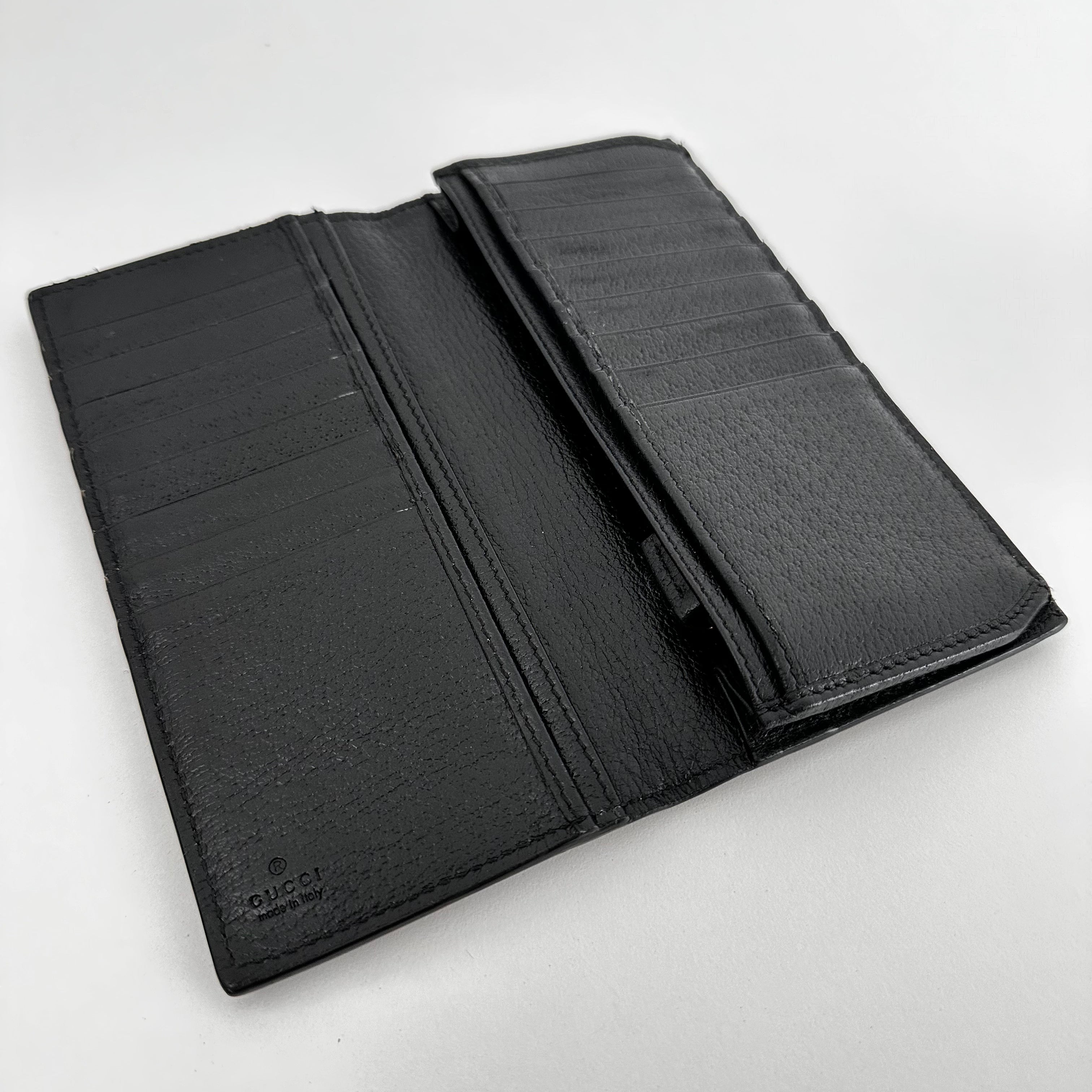 Black GG Long Wallet