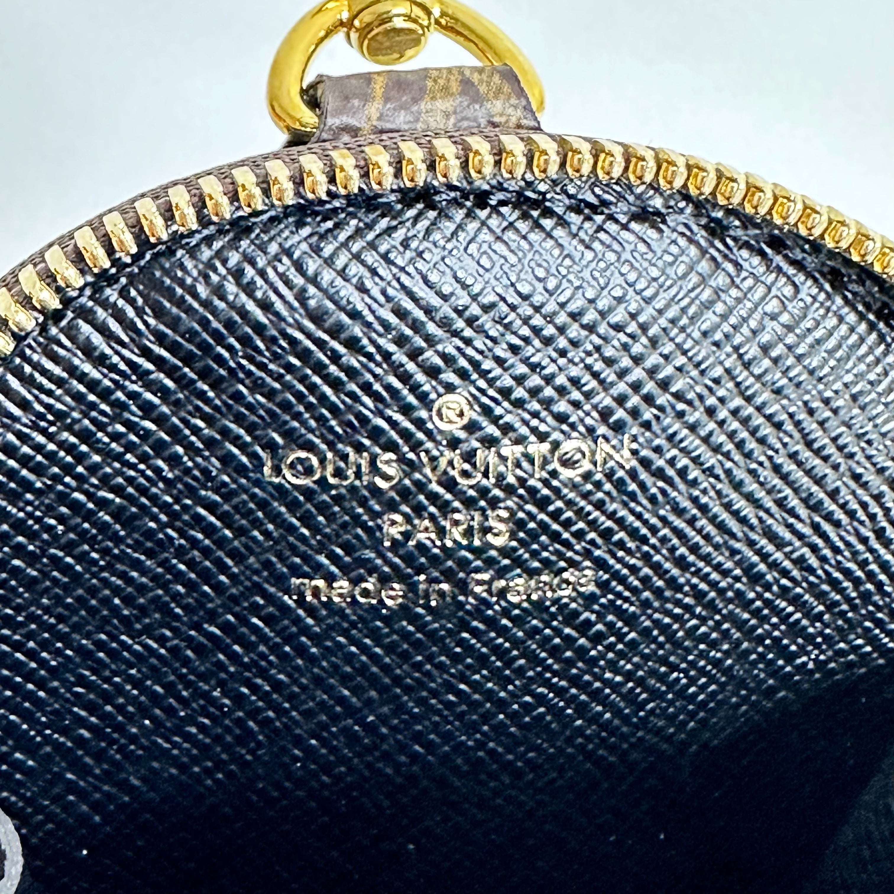 Monogram Round Coin Purse