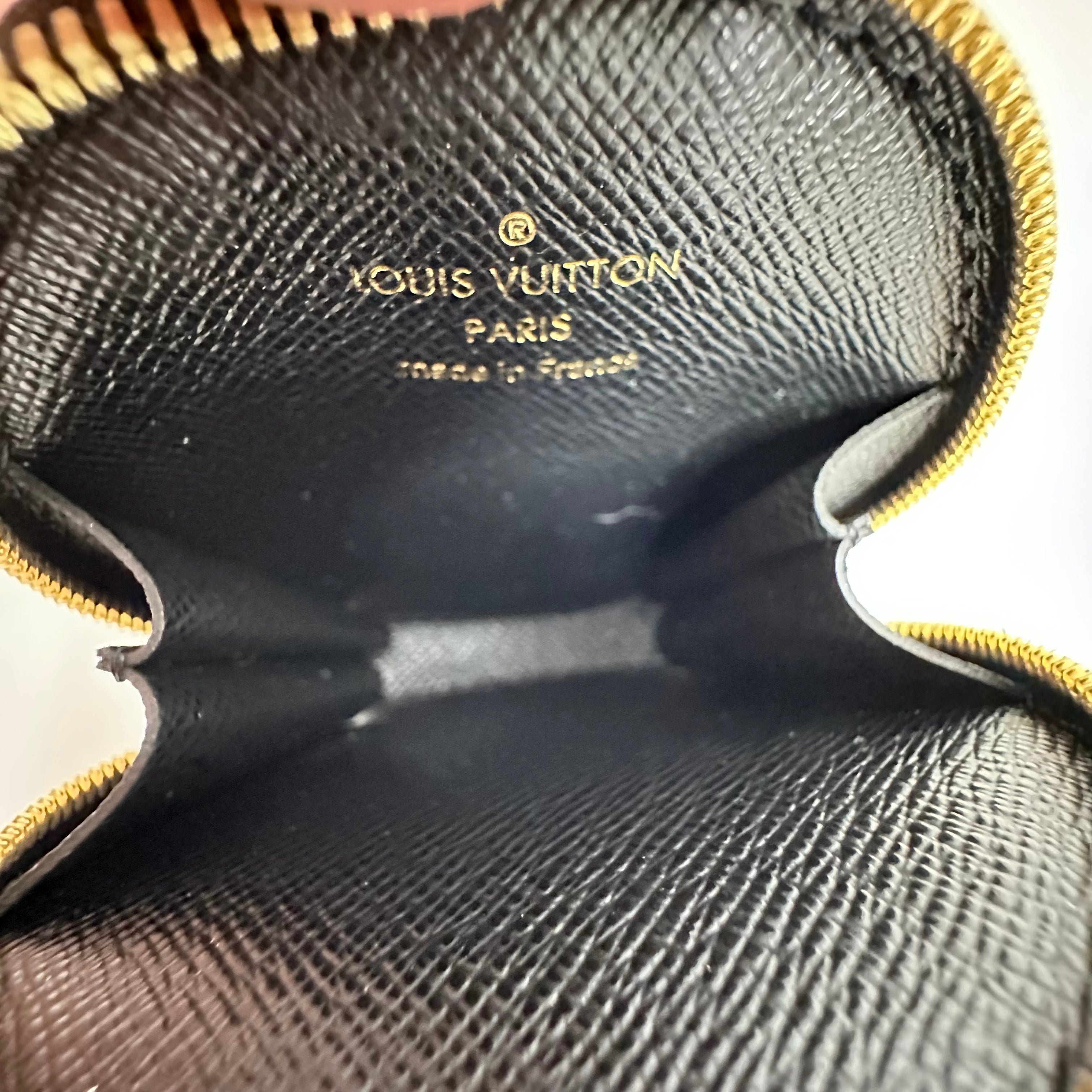Monogram Round Coin Purse
