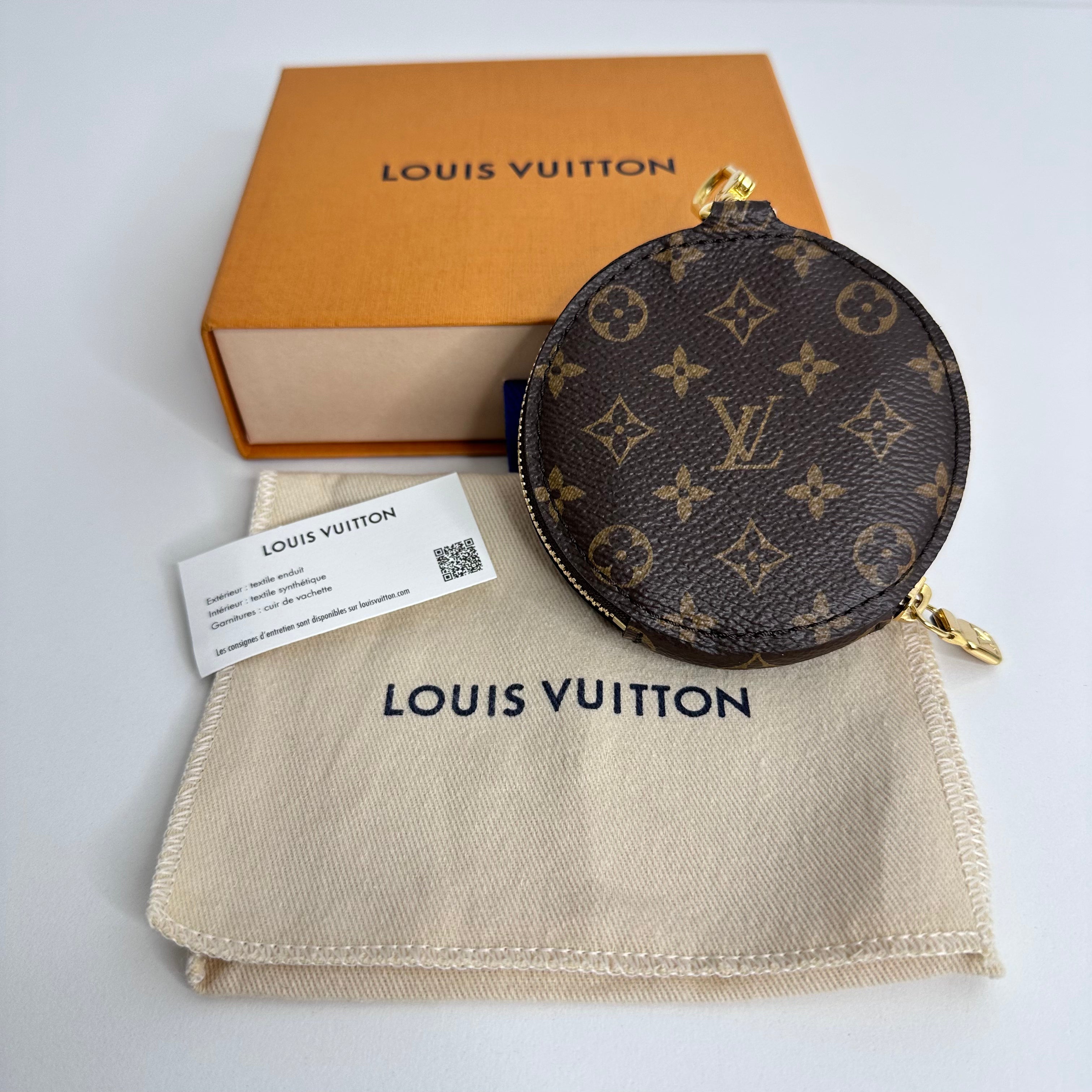 Monogram Round Coin Purse