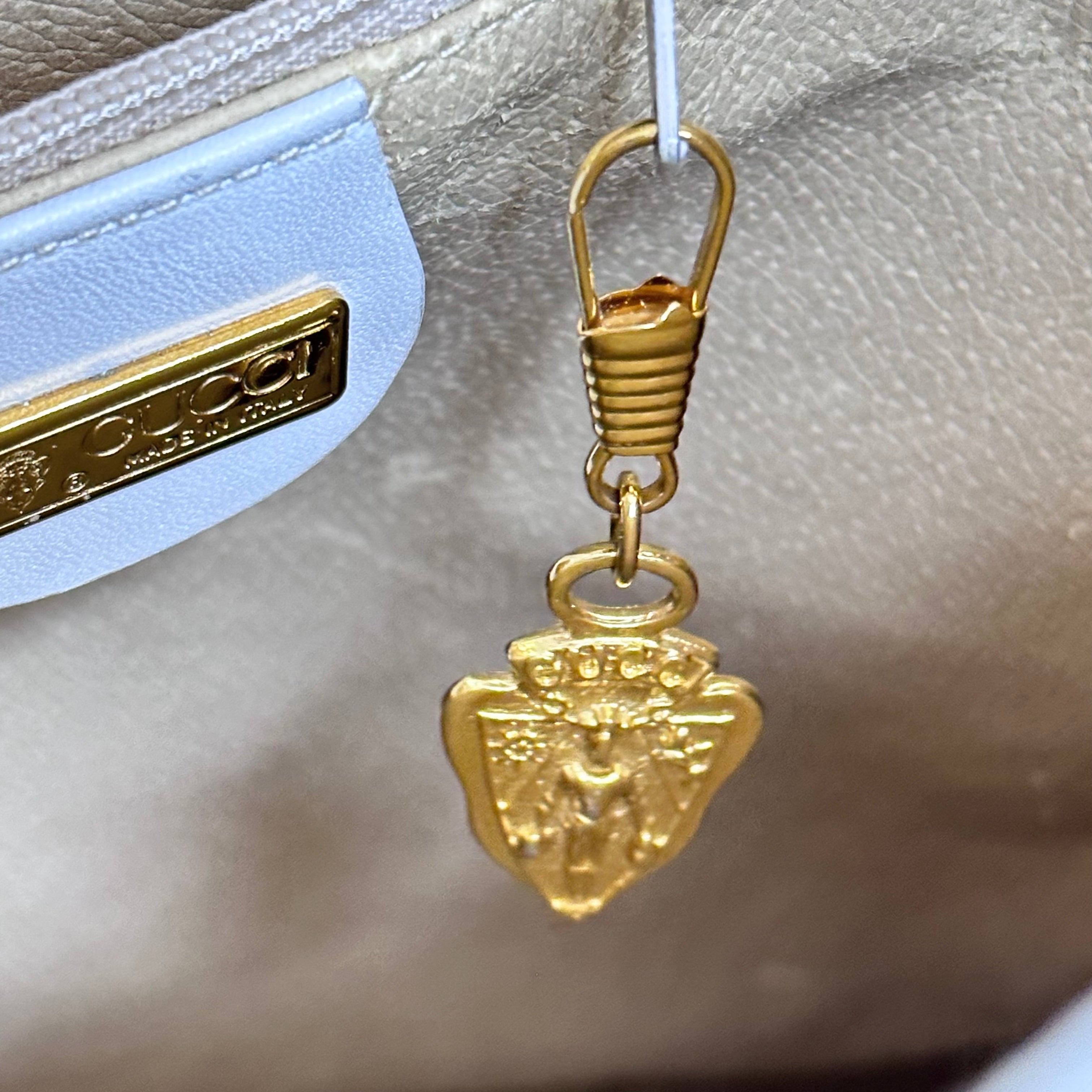 Vintage White Bucket Bag
