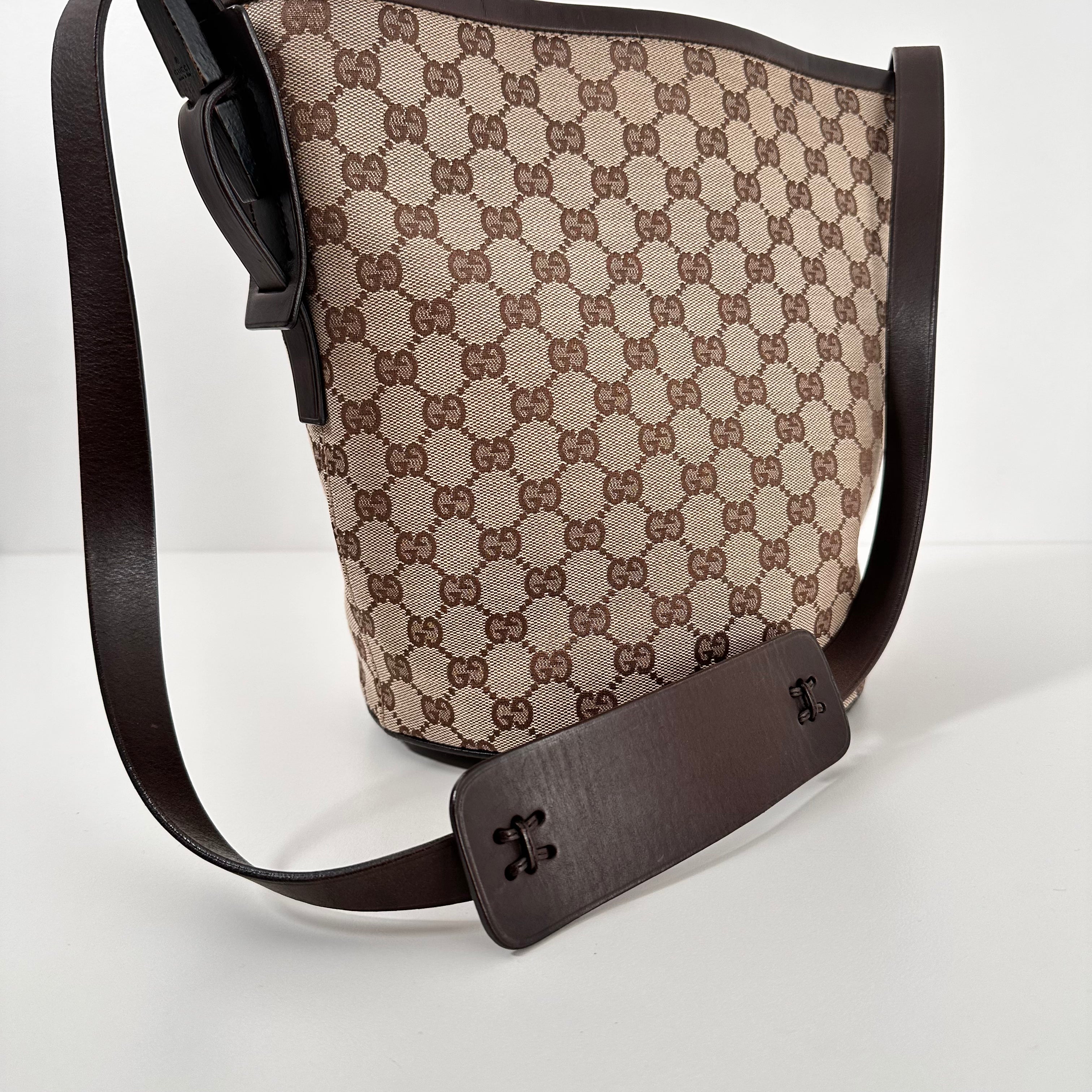 GG Canvas Bucket Bag