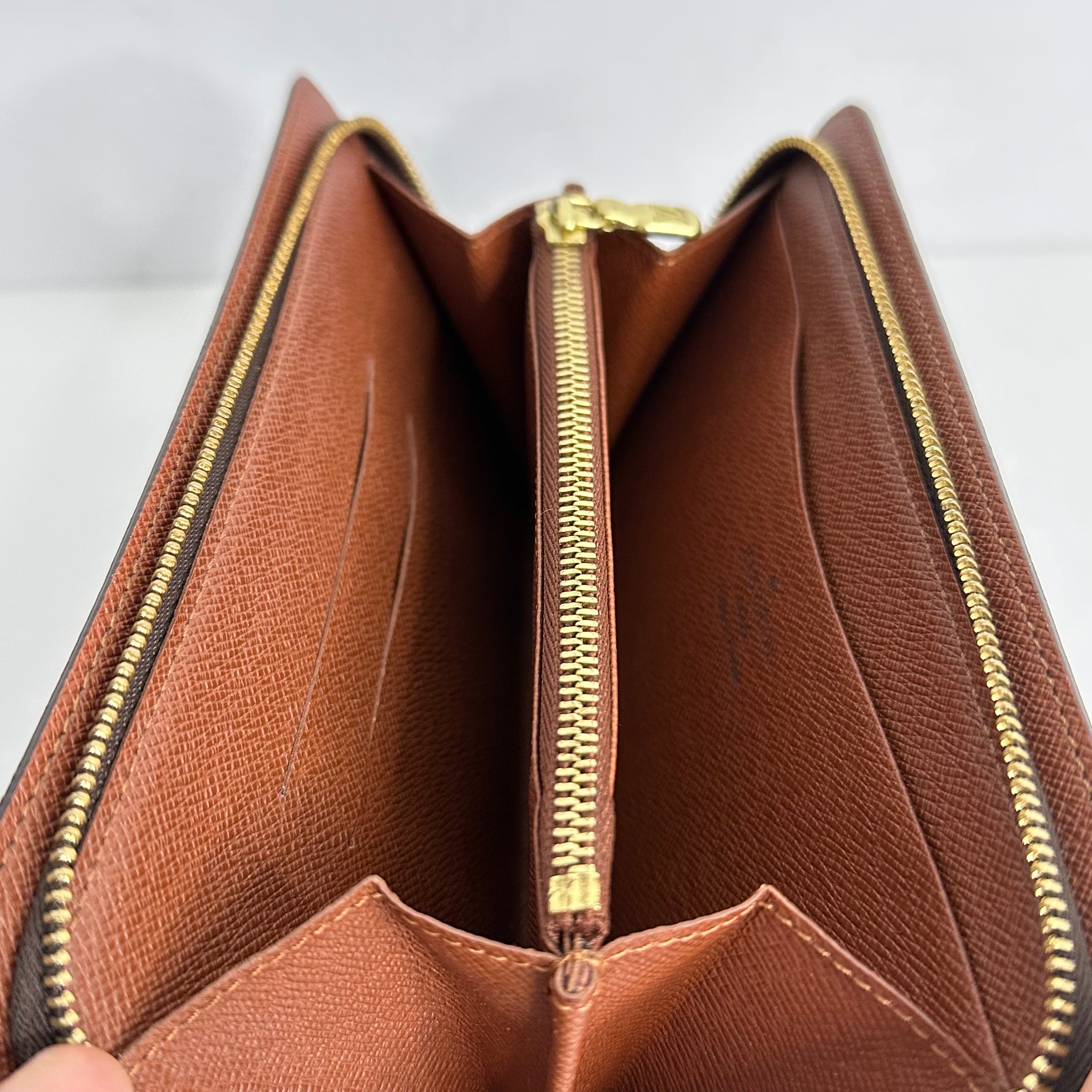 Monogram Zip Around Wallet