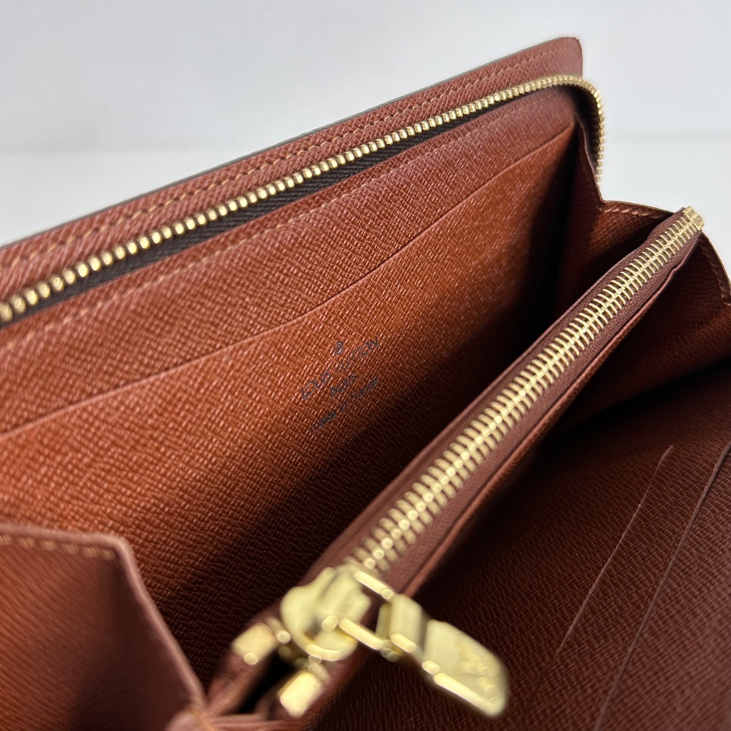 Monogram Zip Around Wallet
