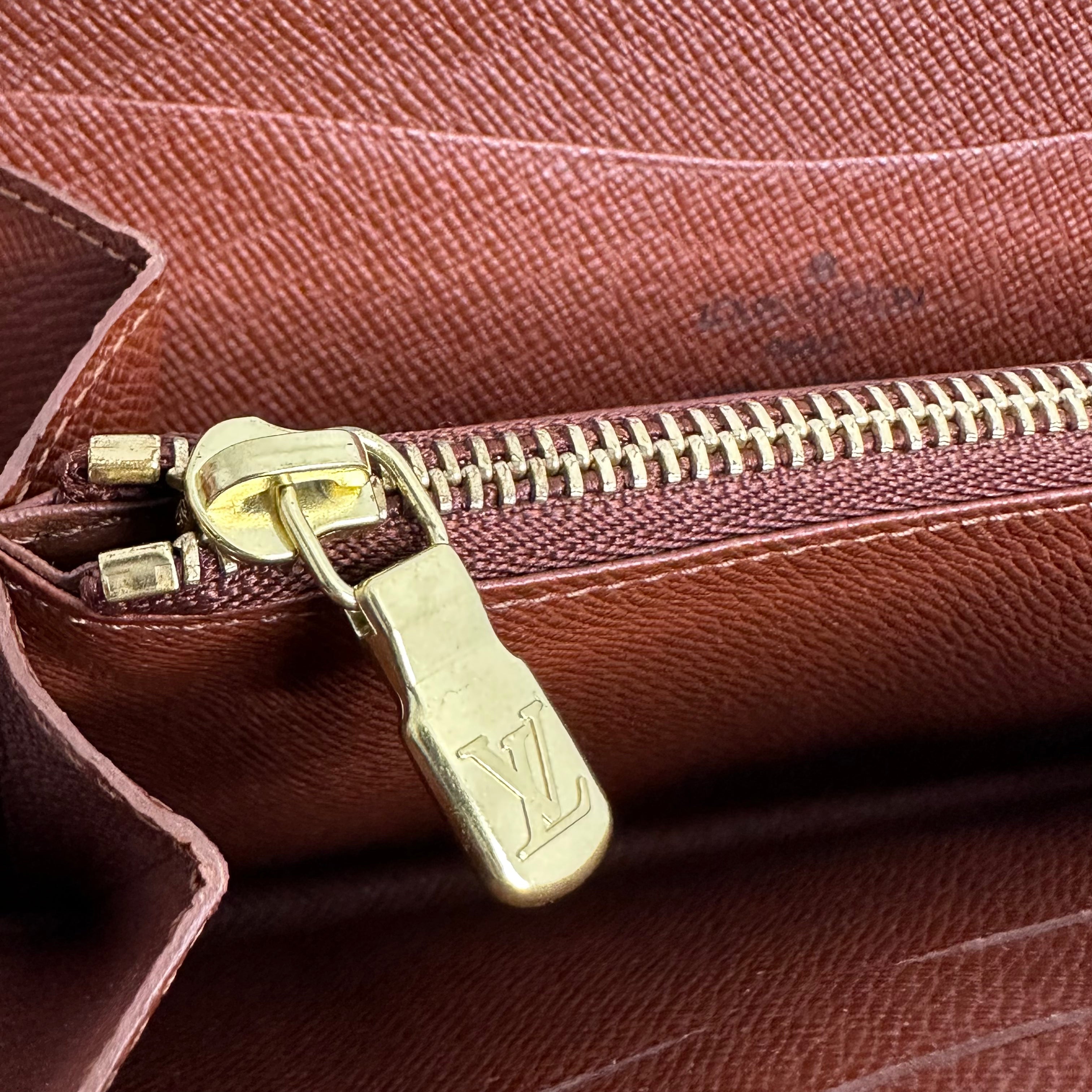 Monogram Zip Around Wallet