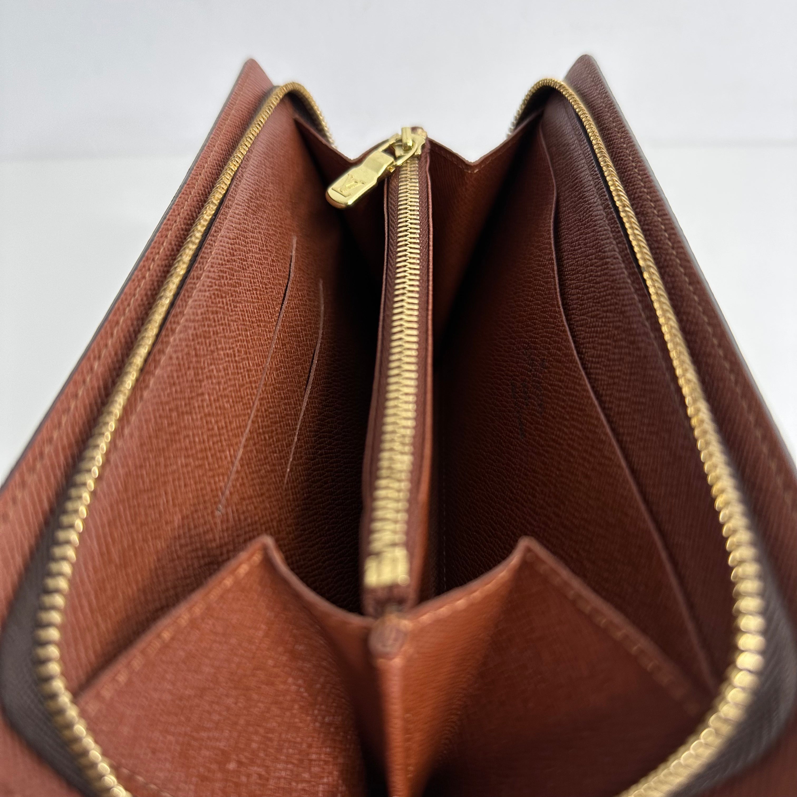 Monogram Zip Around Wallet