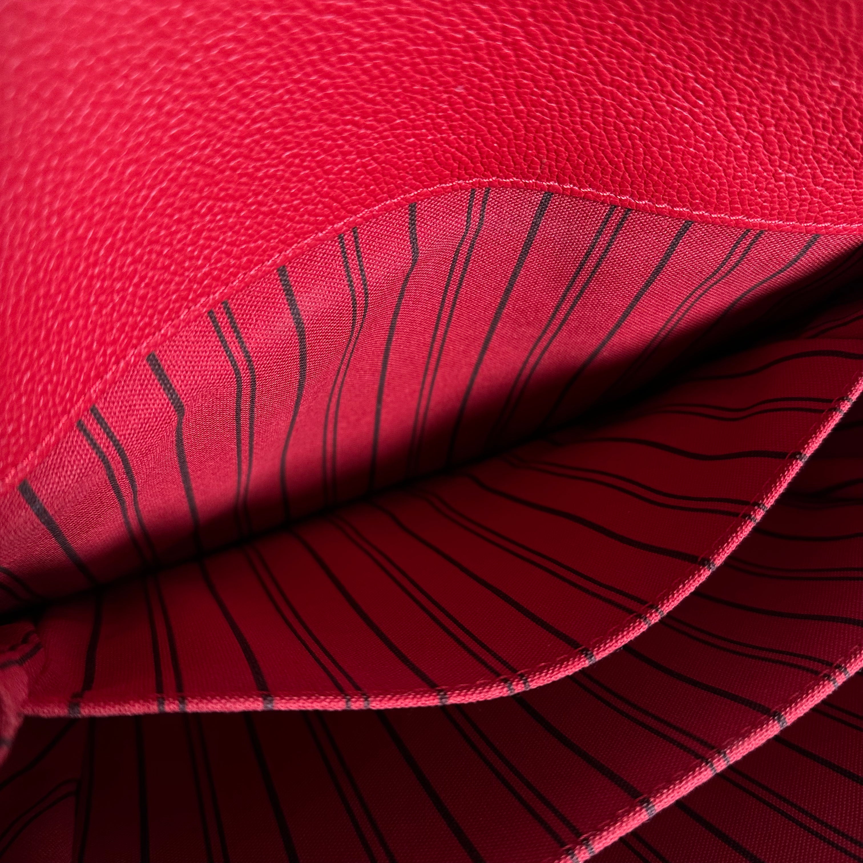 Red Monogram Empreinte Pochette Métis