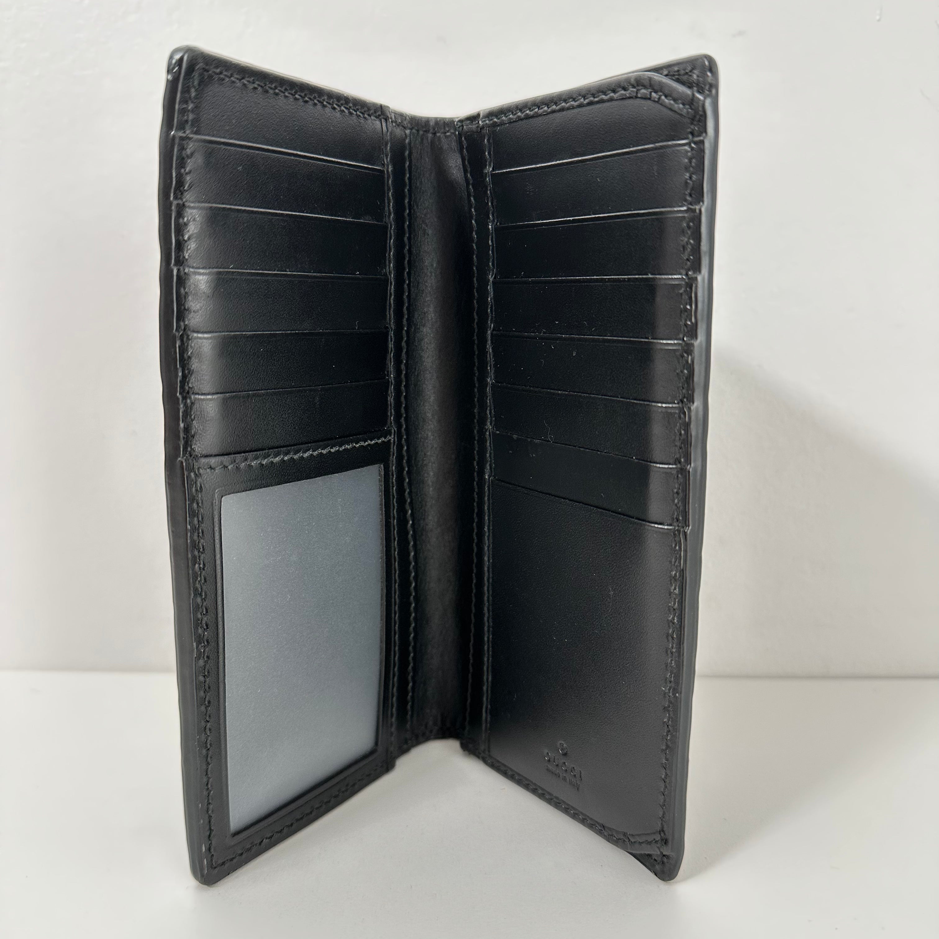 Black Bi-Fold Guccisima Wallet