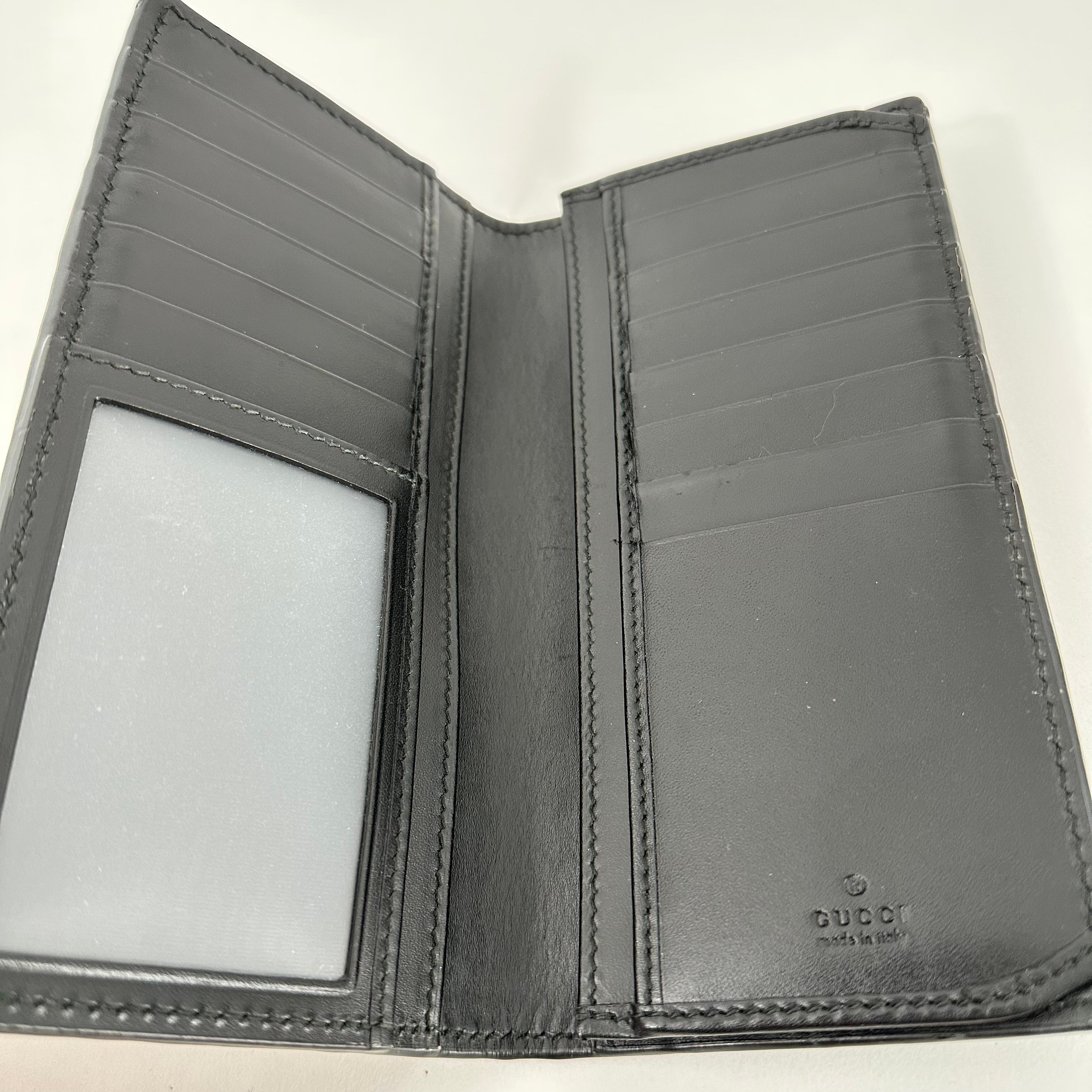 Black Bi-Fold Guccisima Wallet