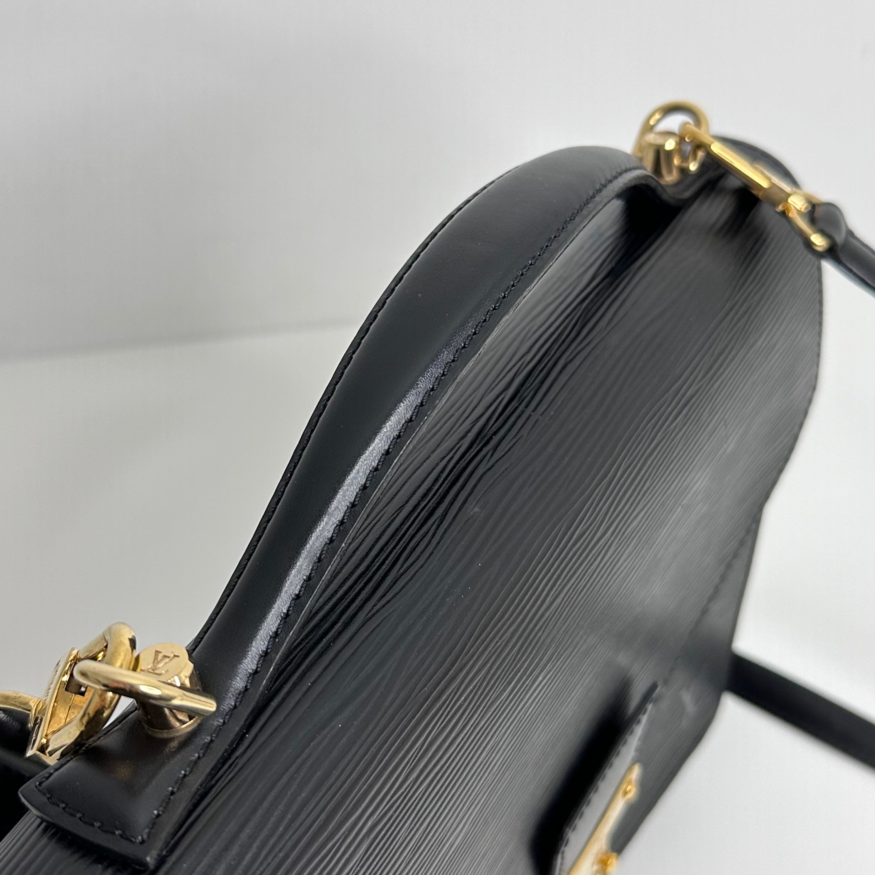 Black Epi Monceau Bag