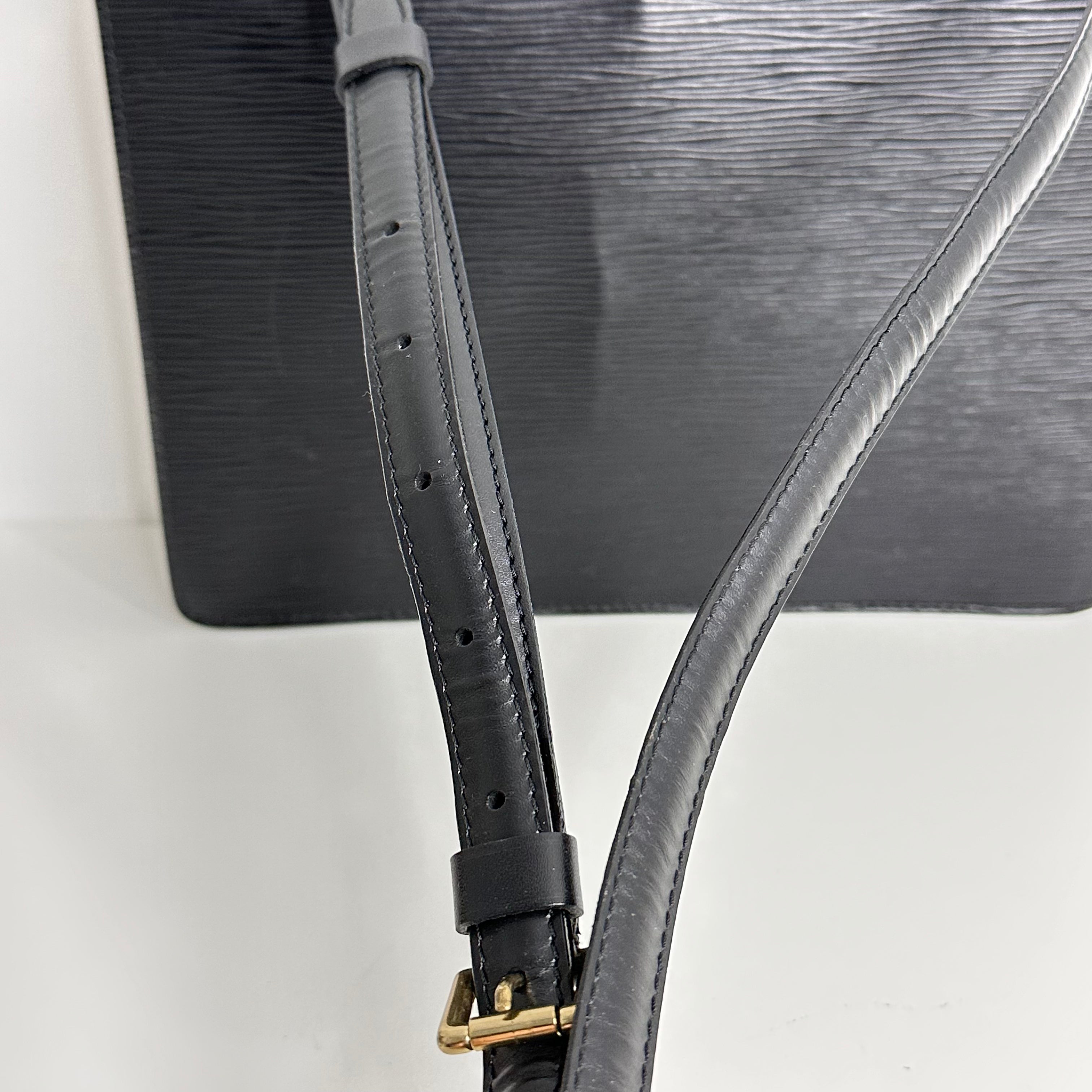 Black Epi Monceau Bag