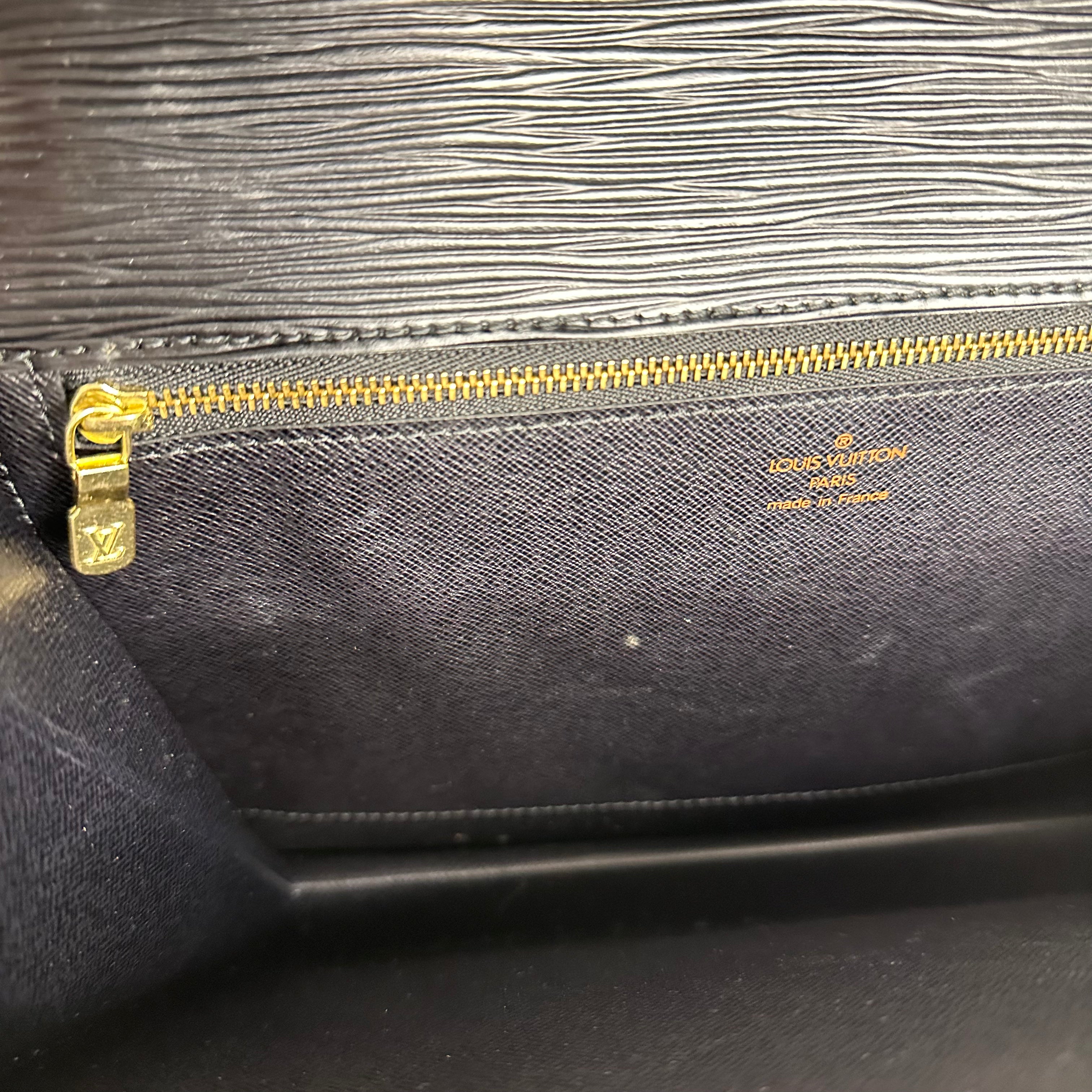 Black Epi Monceau Bag