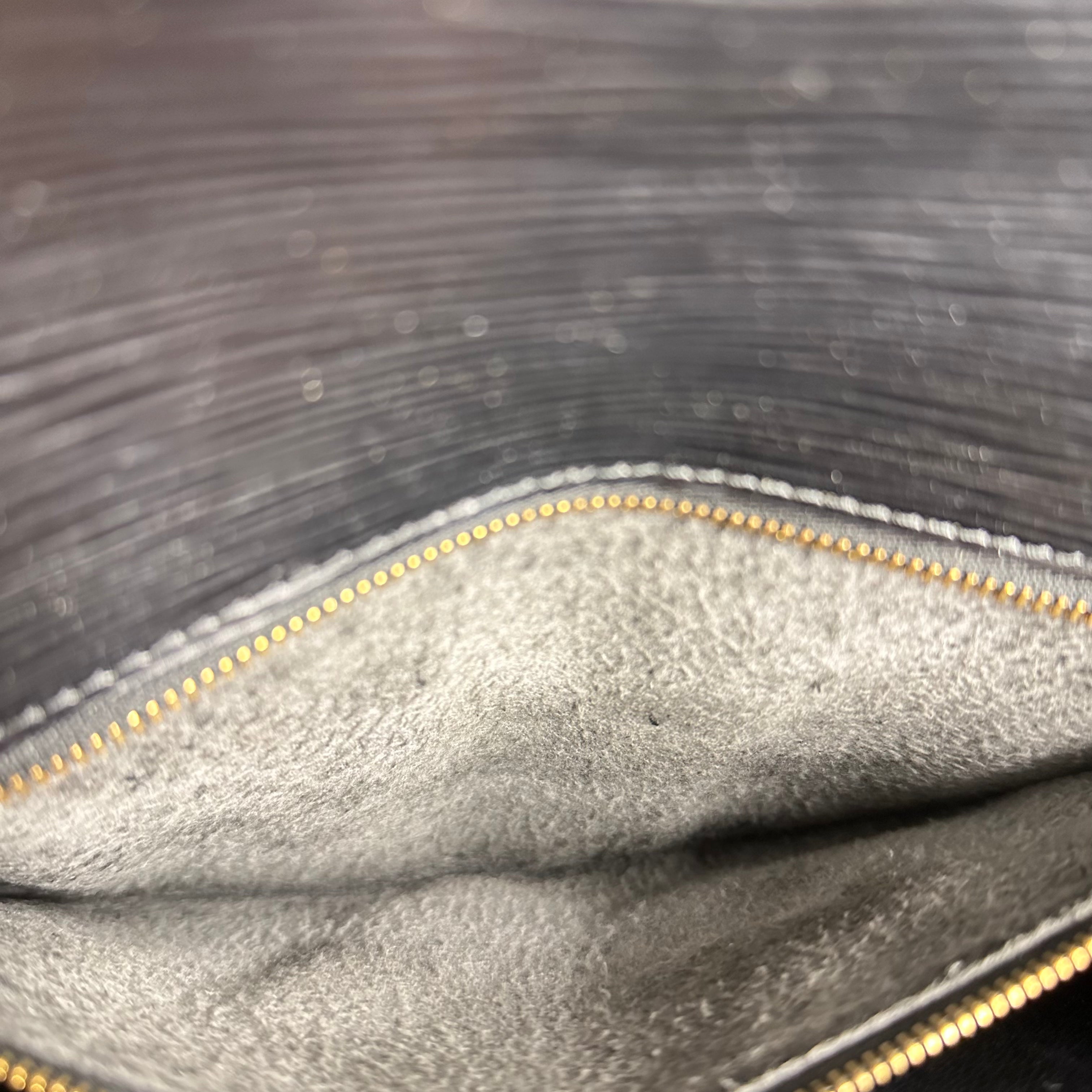 Black Epi Monceau Bag