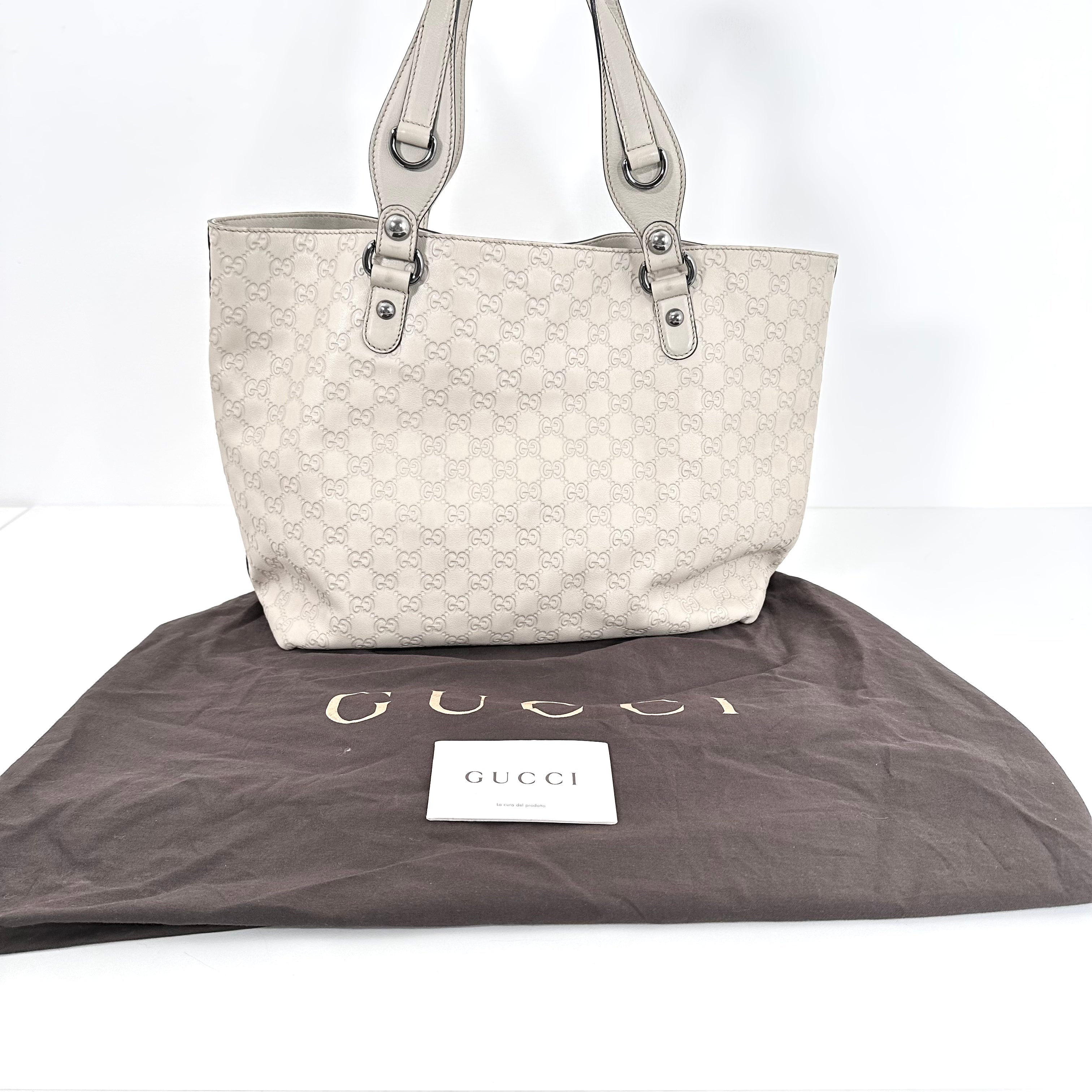 Ivory Guccissima Tote