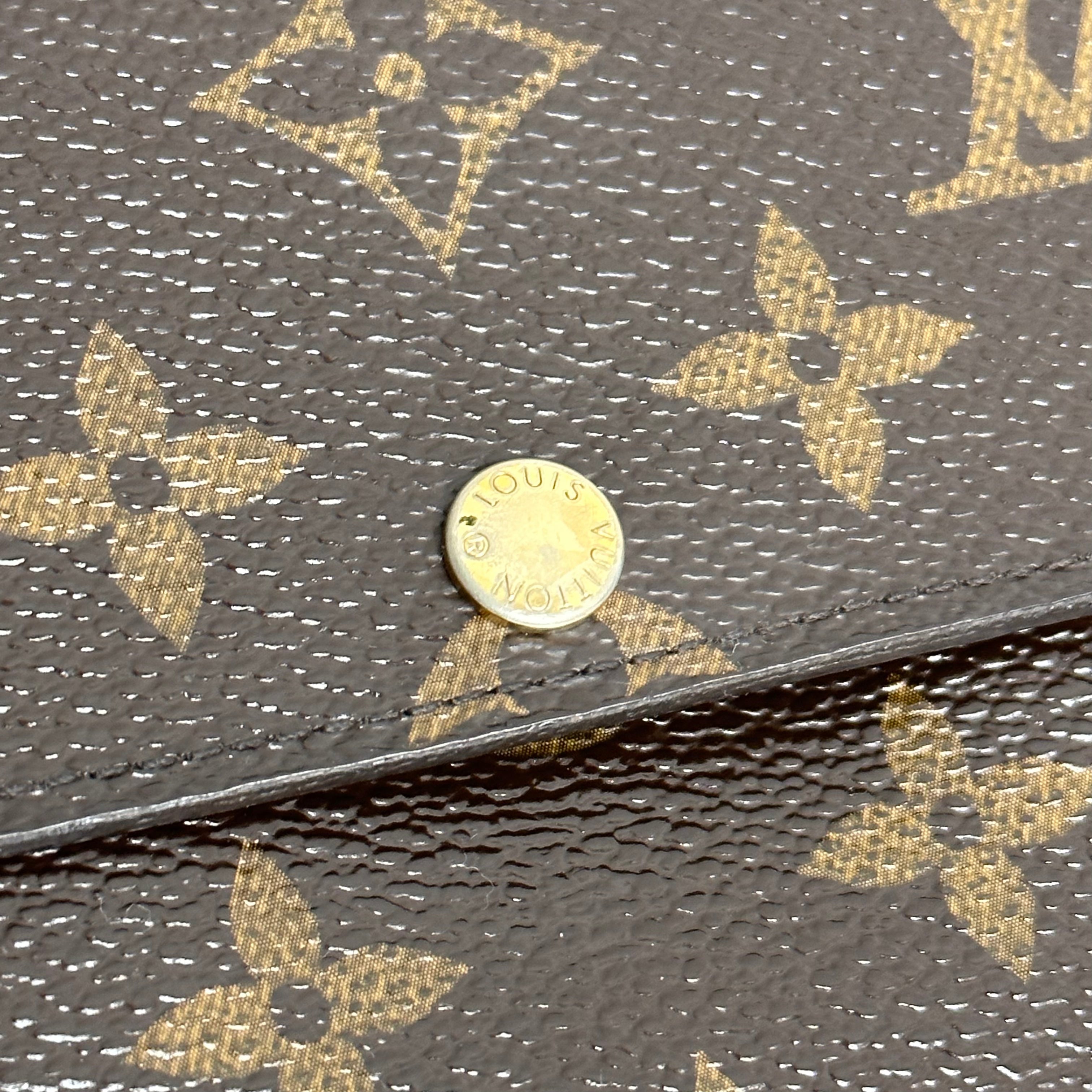 Monogram Wallet w/ Chain