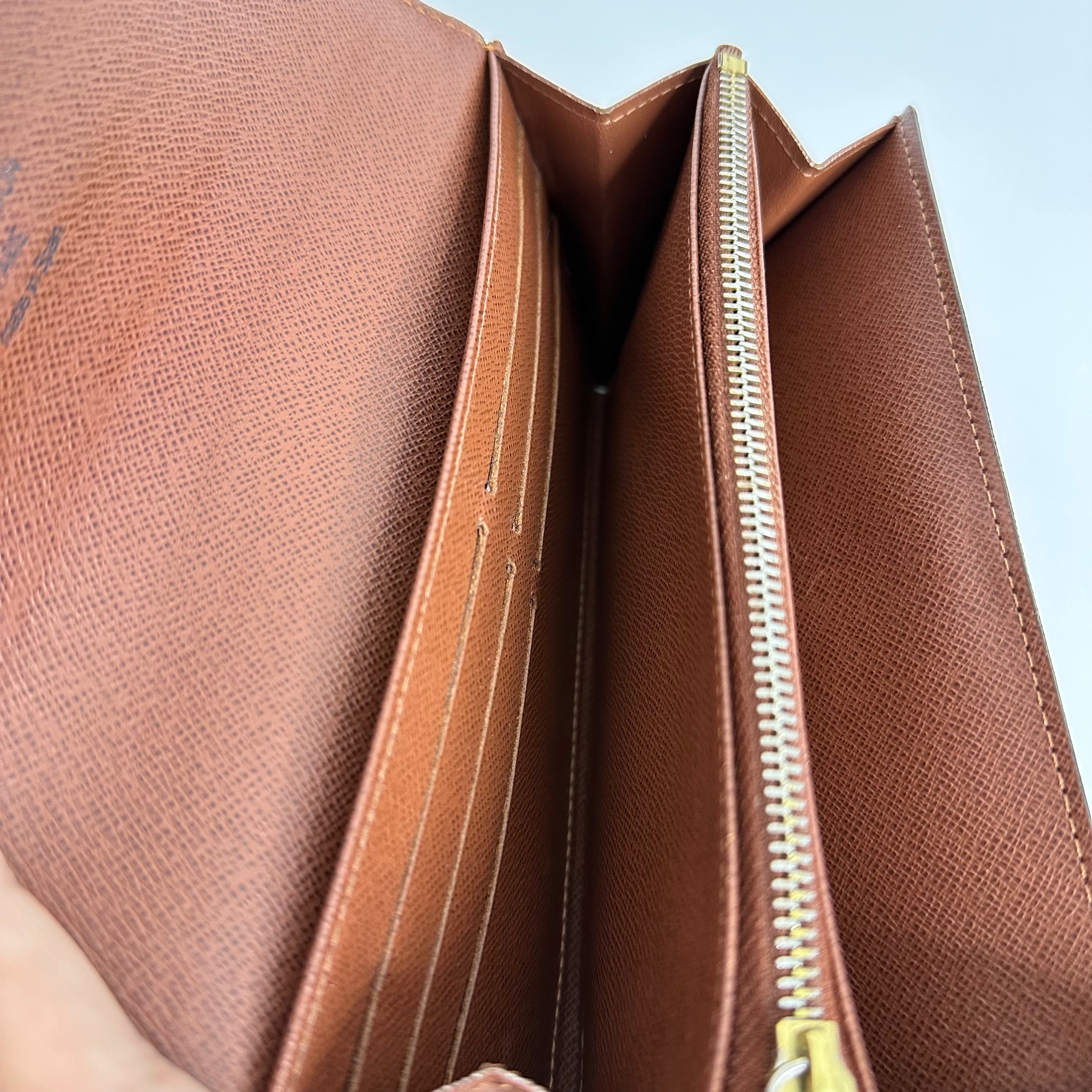 Monogram Wallet w/ Chain