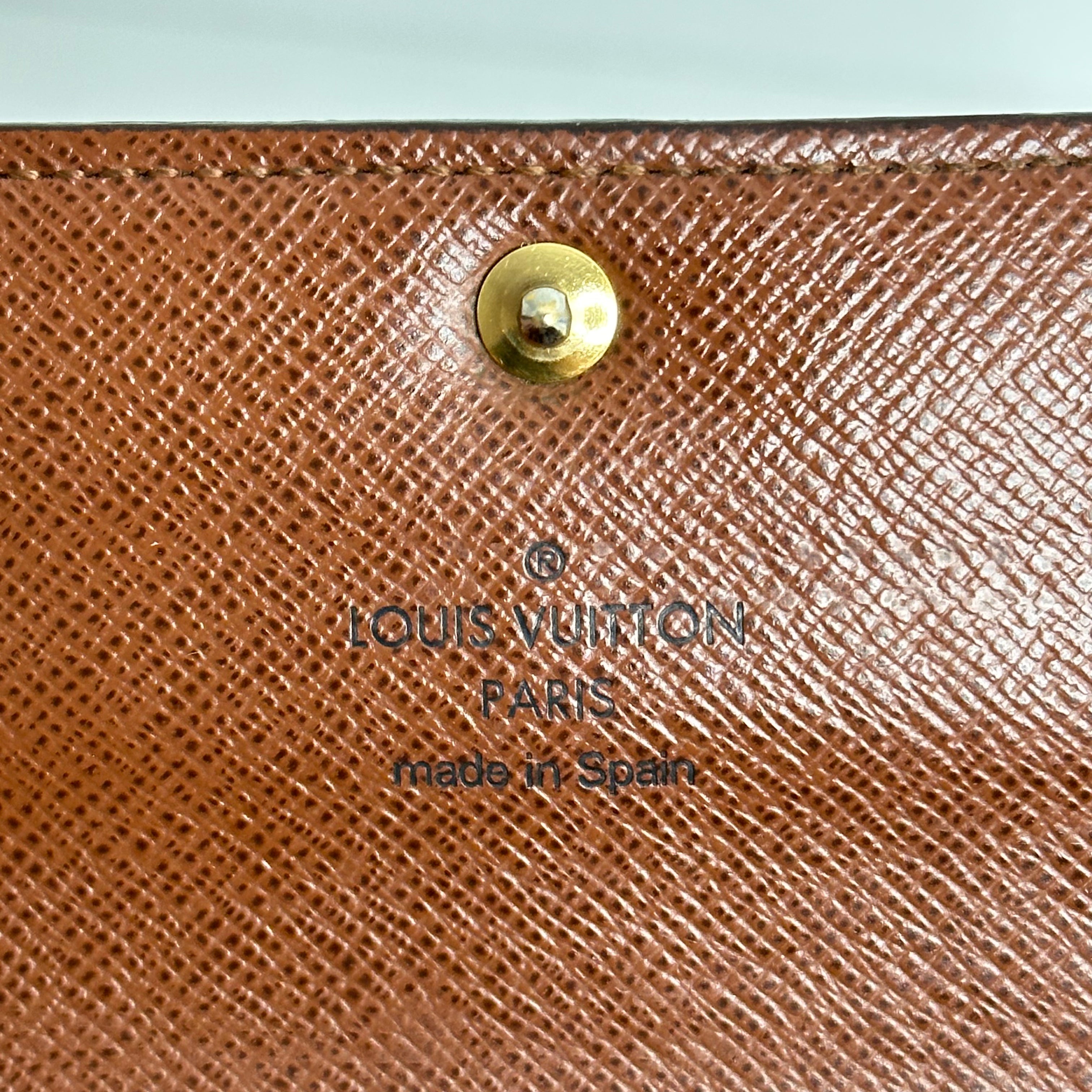 Monogram Wallet w/ Chain