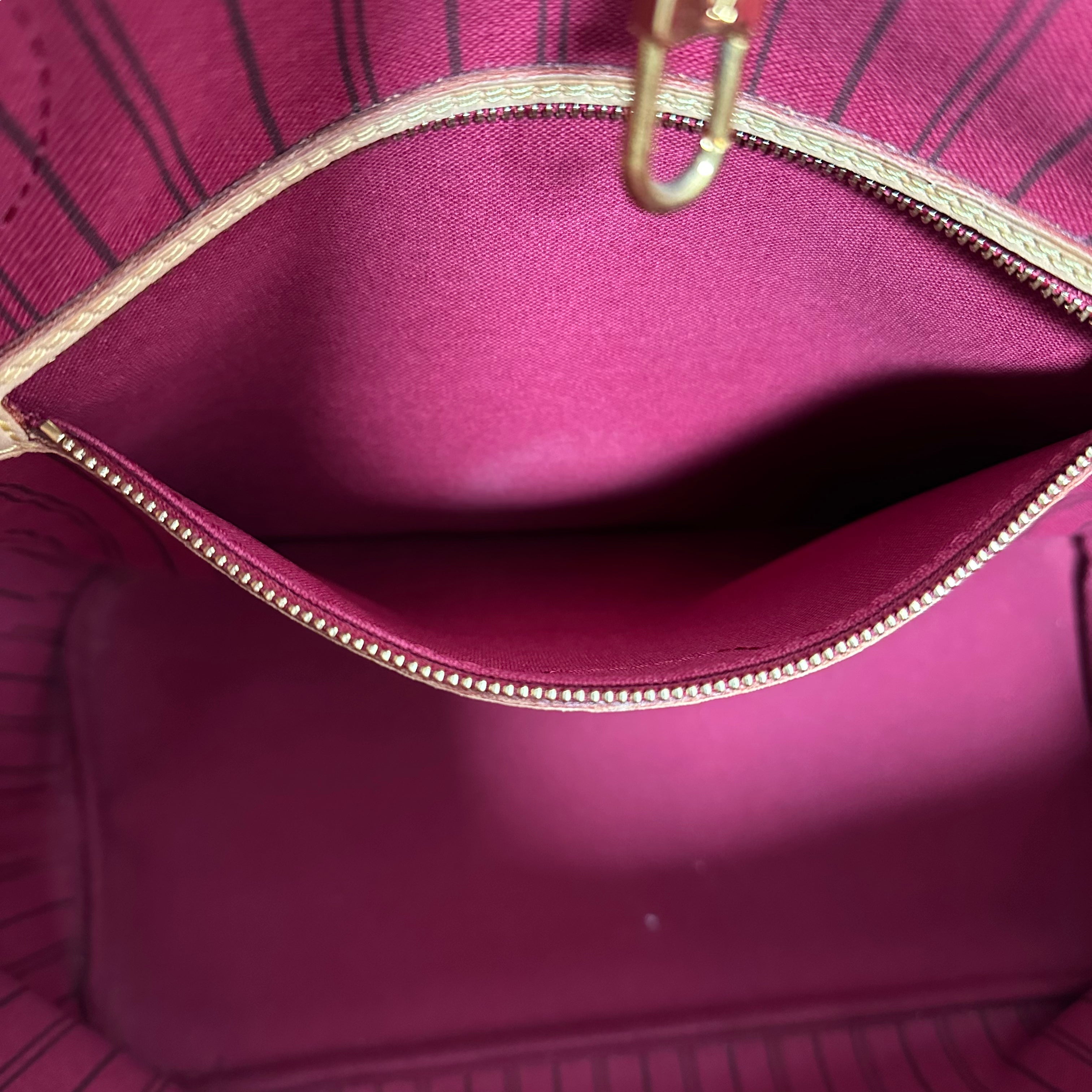 Monogram Neverfull MM - Peony w/ Pouch