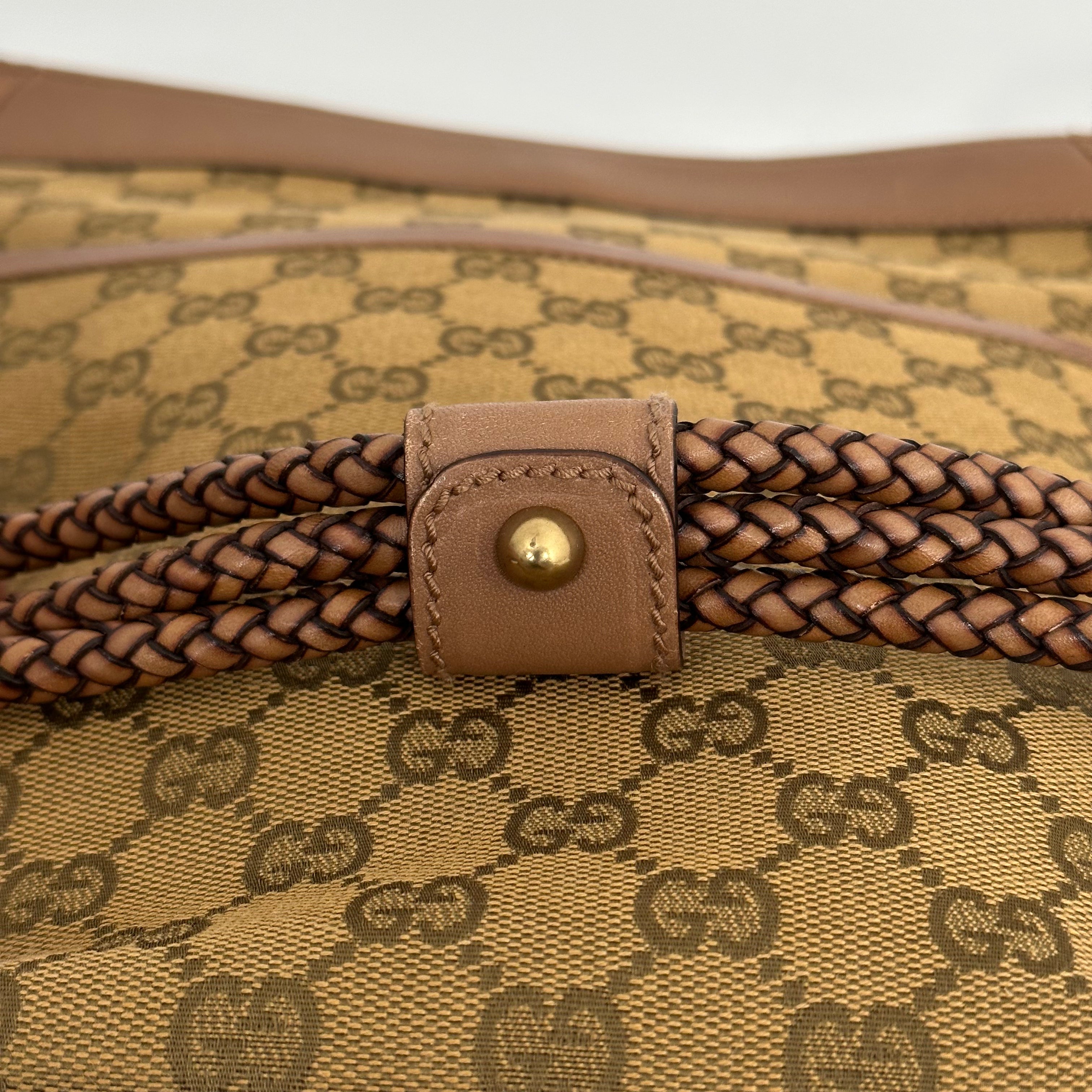 Braided GG Canvas Crossbody