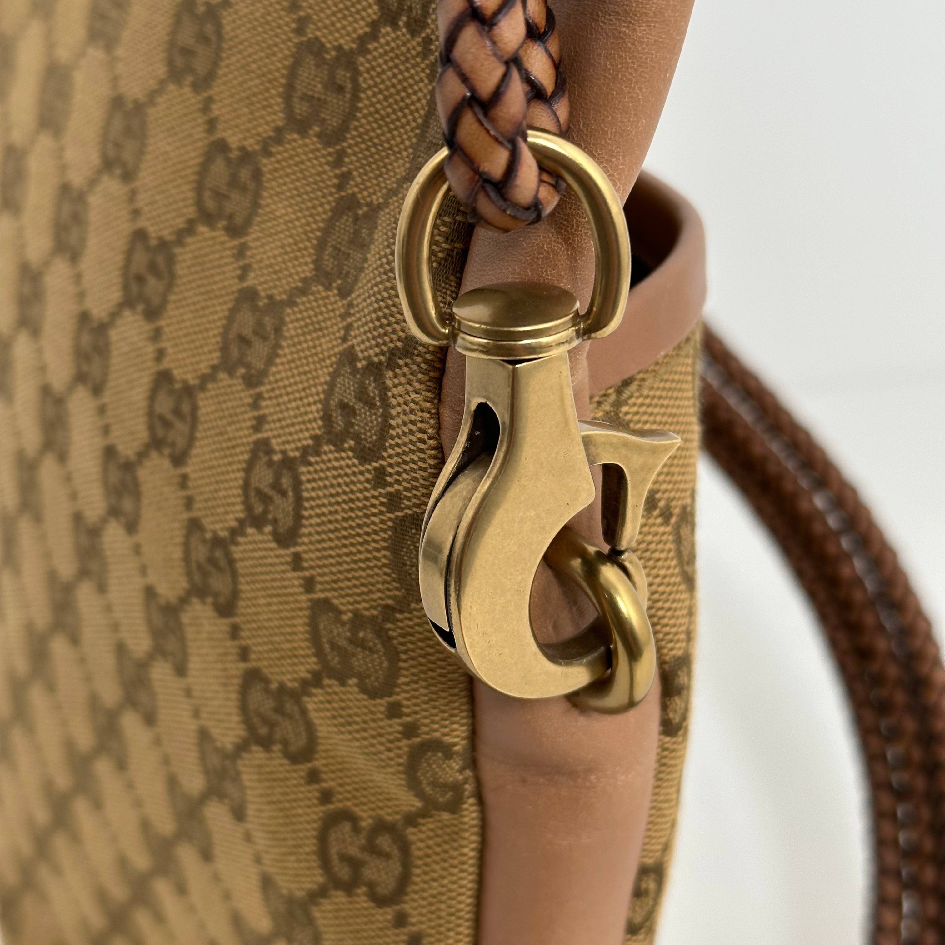 Braided GG Canvas Crossbody