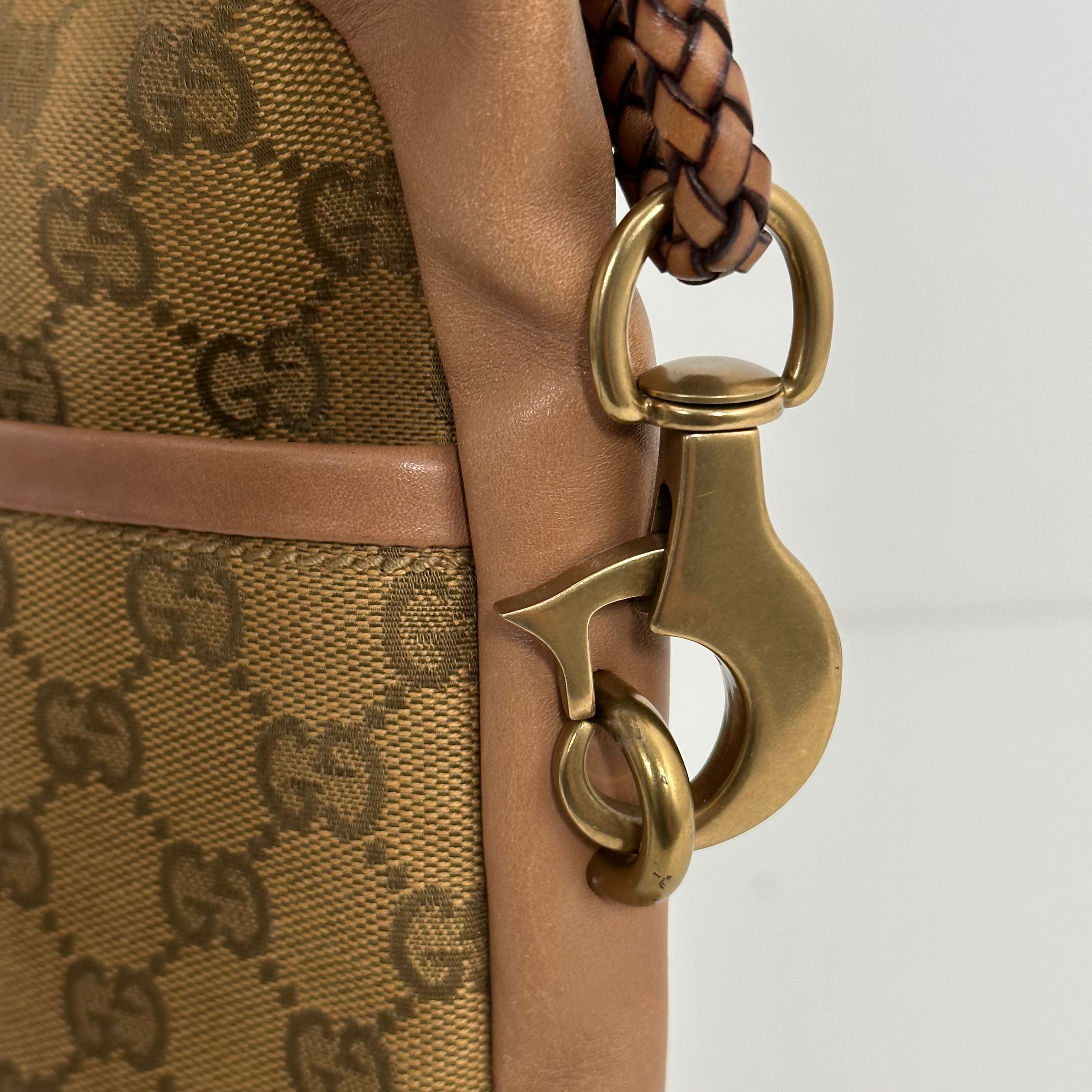 Braided GG Canvas Crossbody