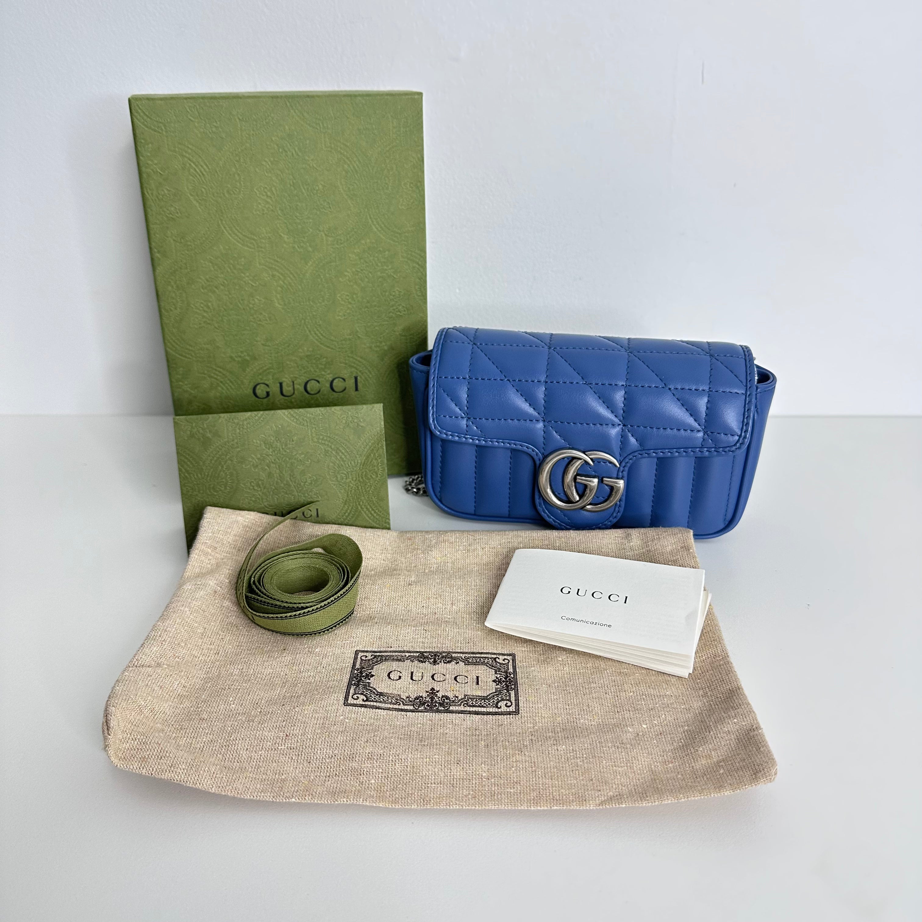 GG MARMONT MATELASSÉ SUPER MINI BAG
