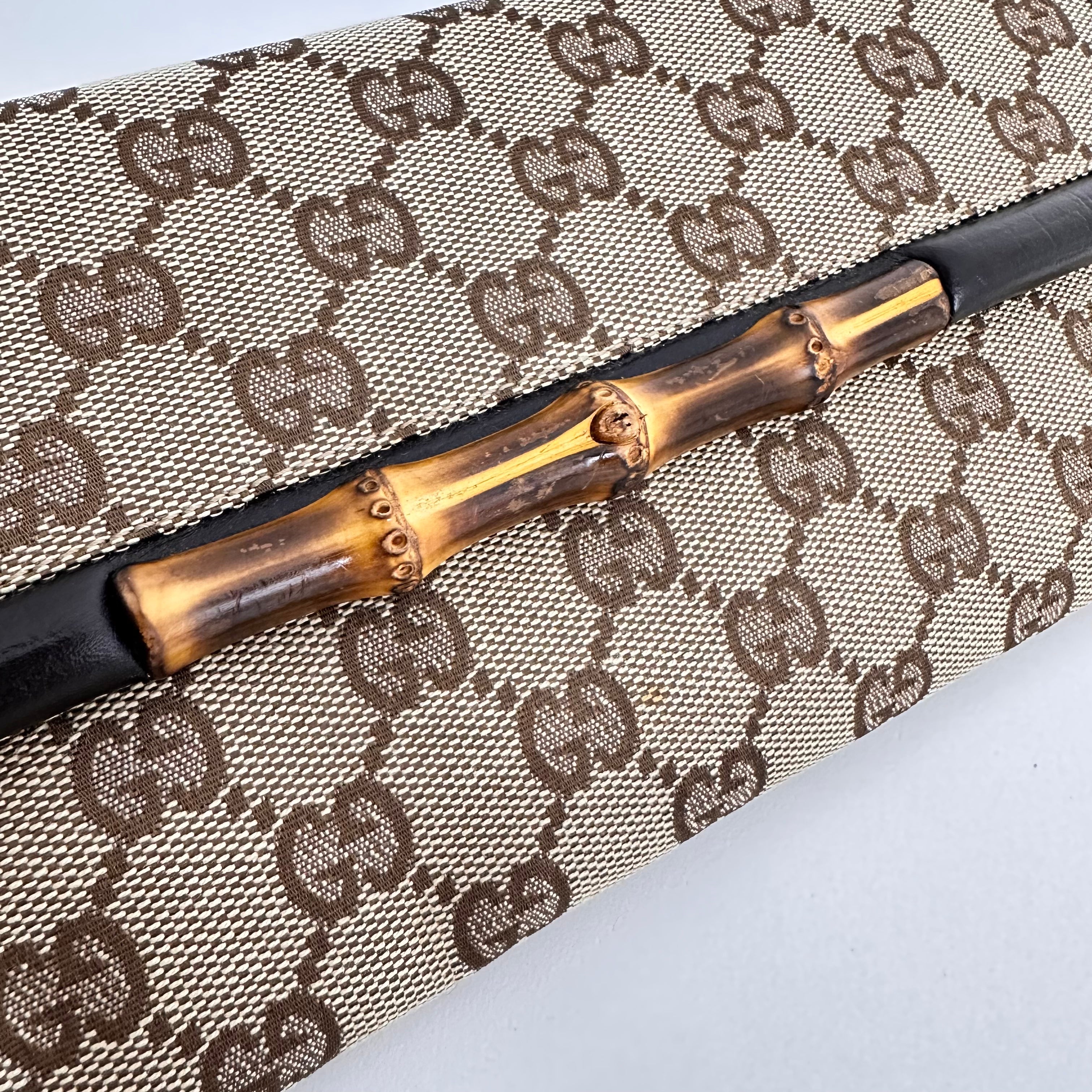 GG Canvas Bamboo Bar Crossbody