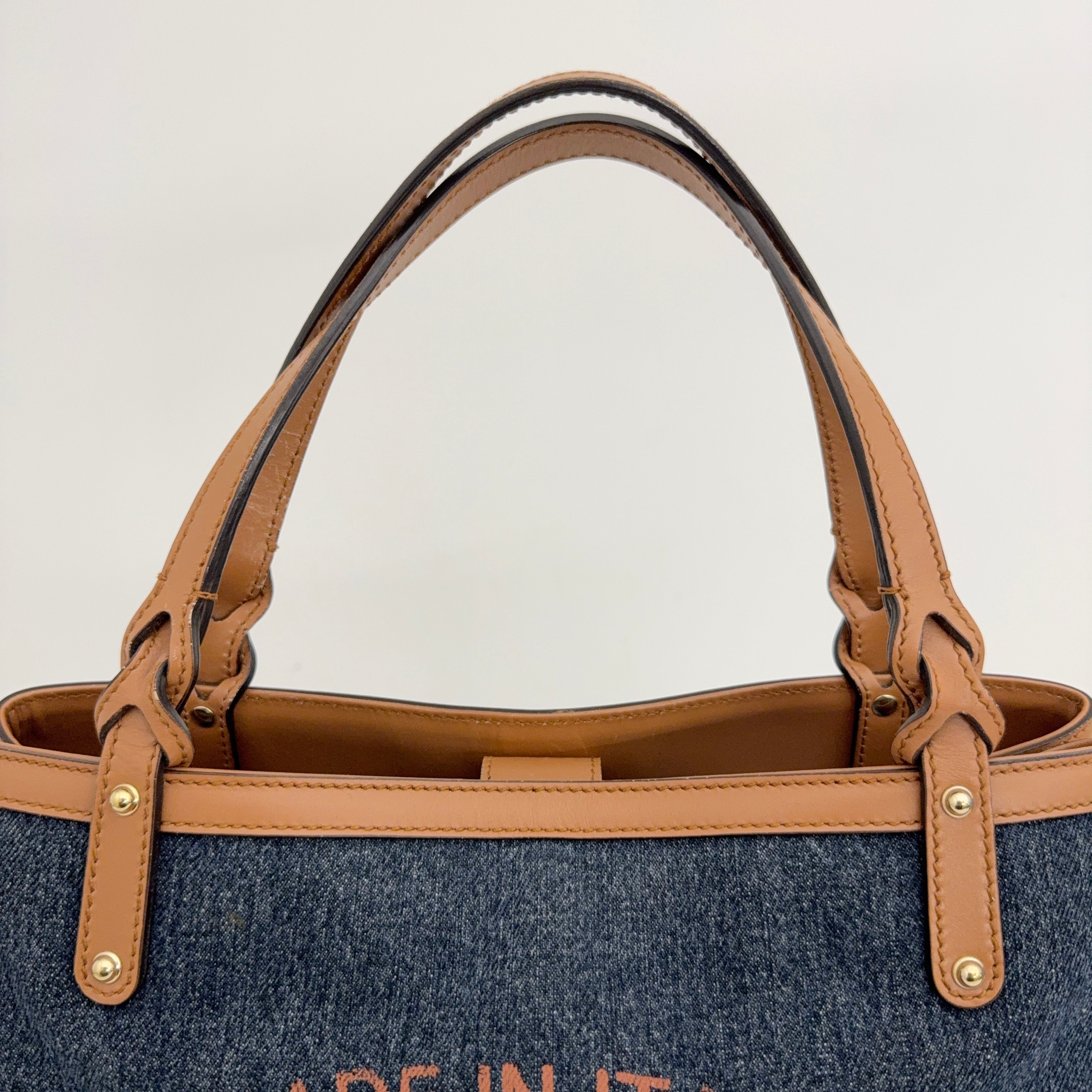 Medium Denim Tote