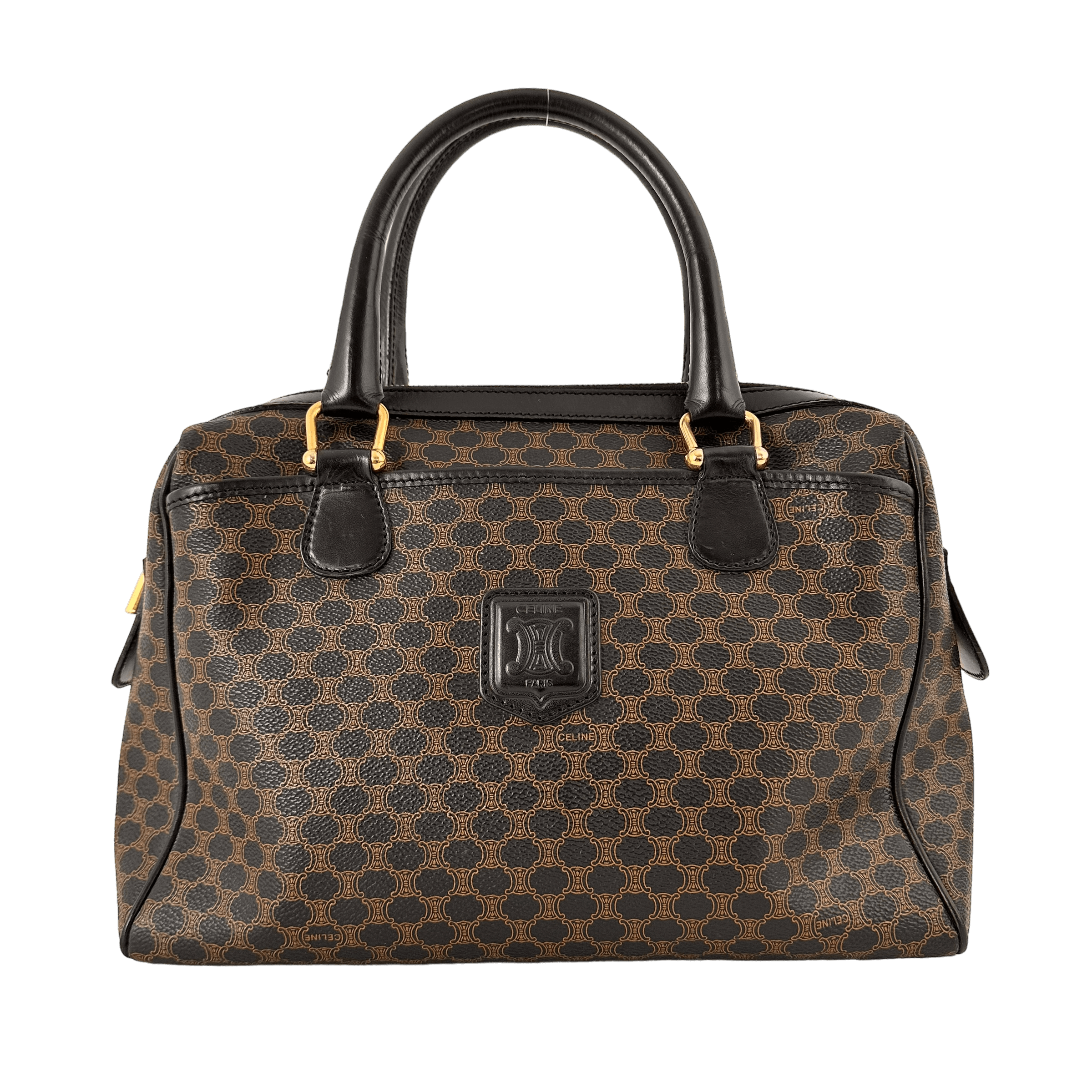 Black Macadam Boston Bag