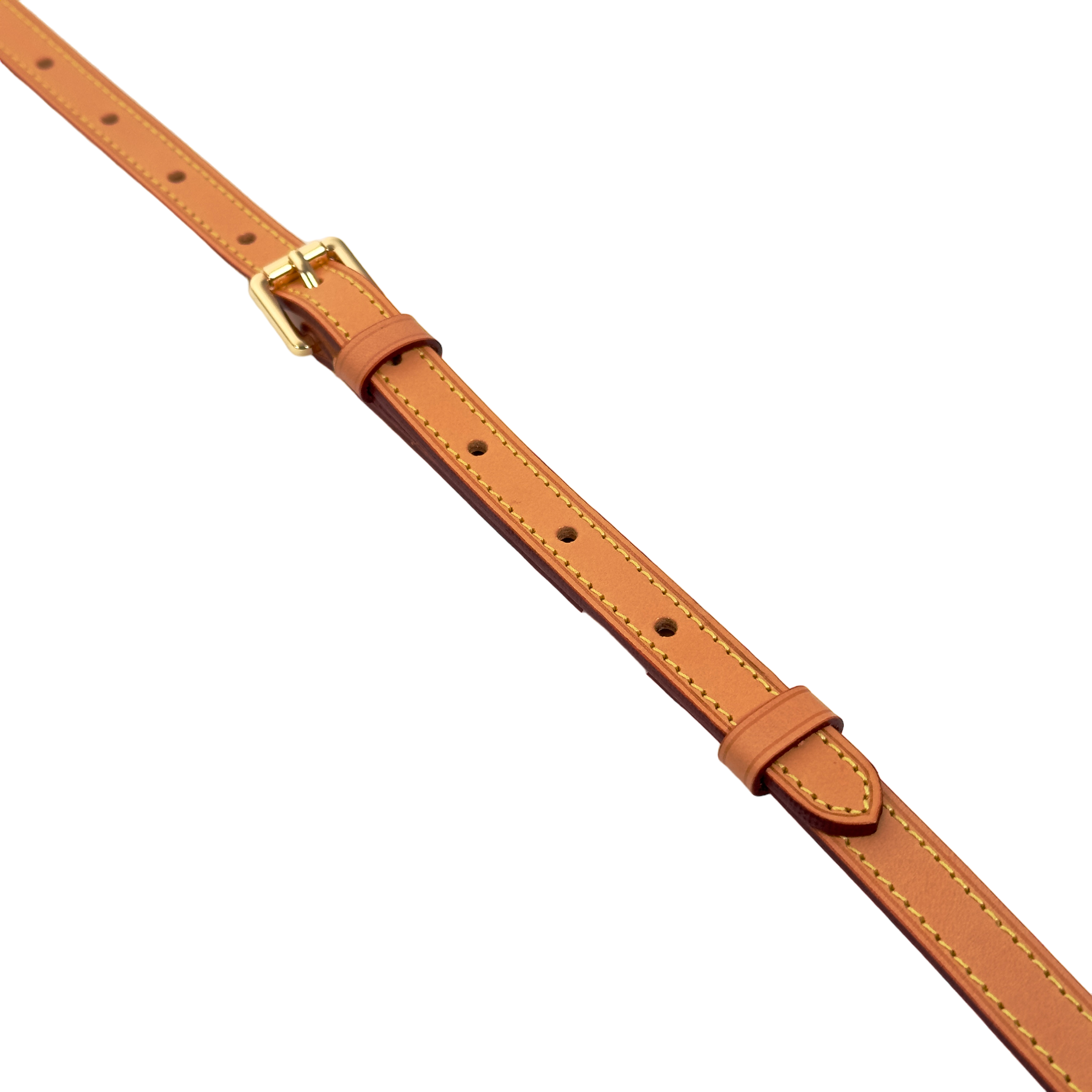 Medium Vachetta Leather Strap - Honey Patina (w/shoulder pad)