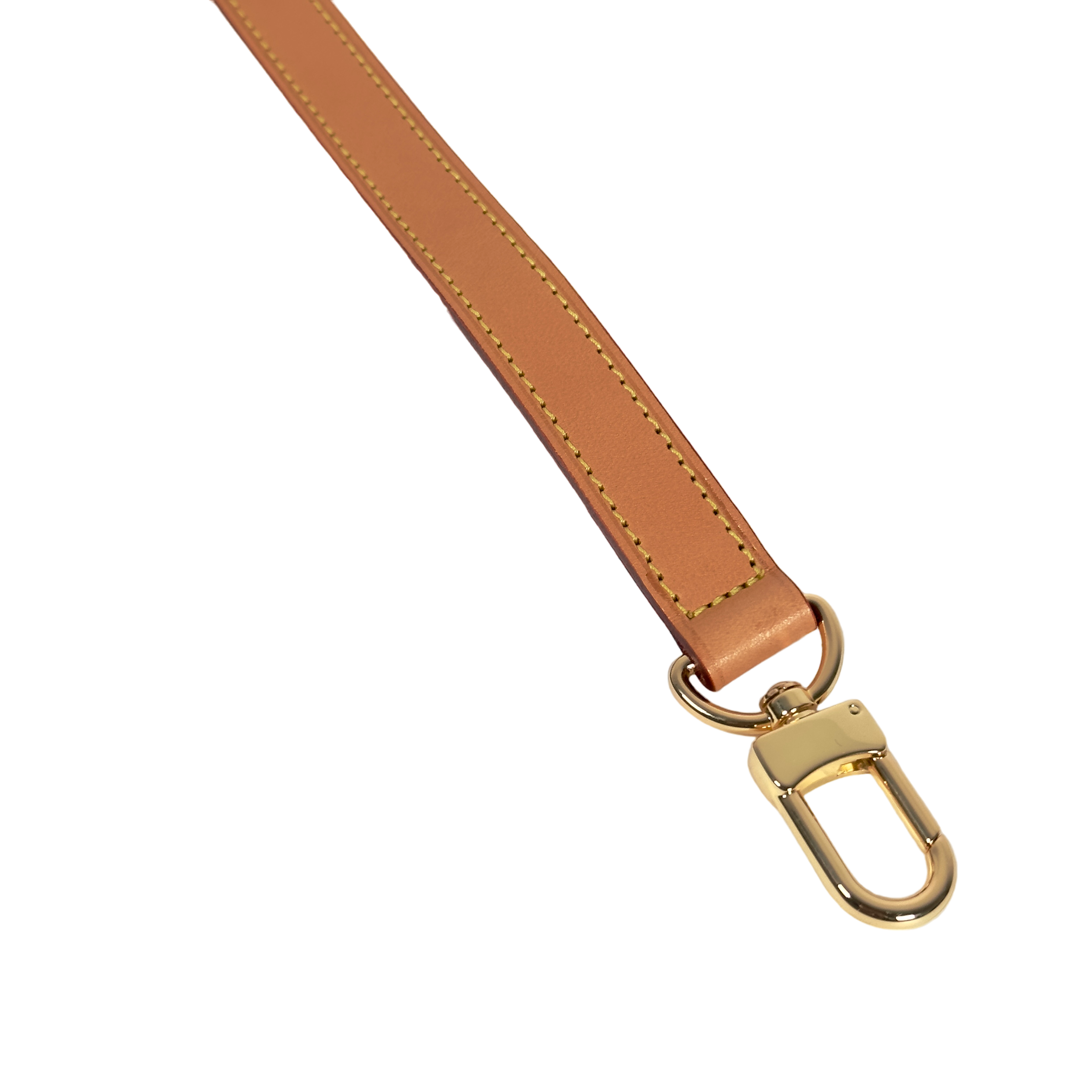 Wide Vachetta Leather Strap - Honey Patina